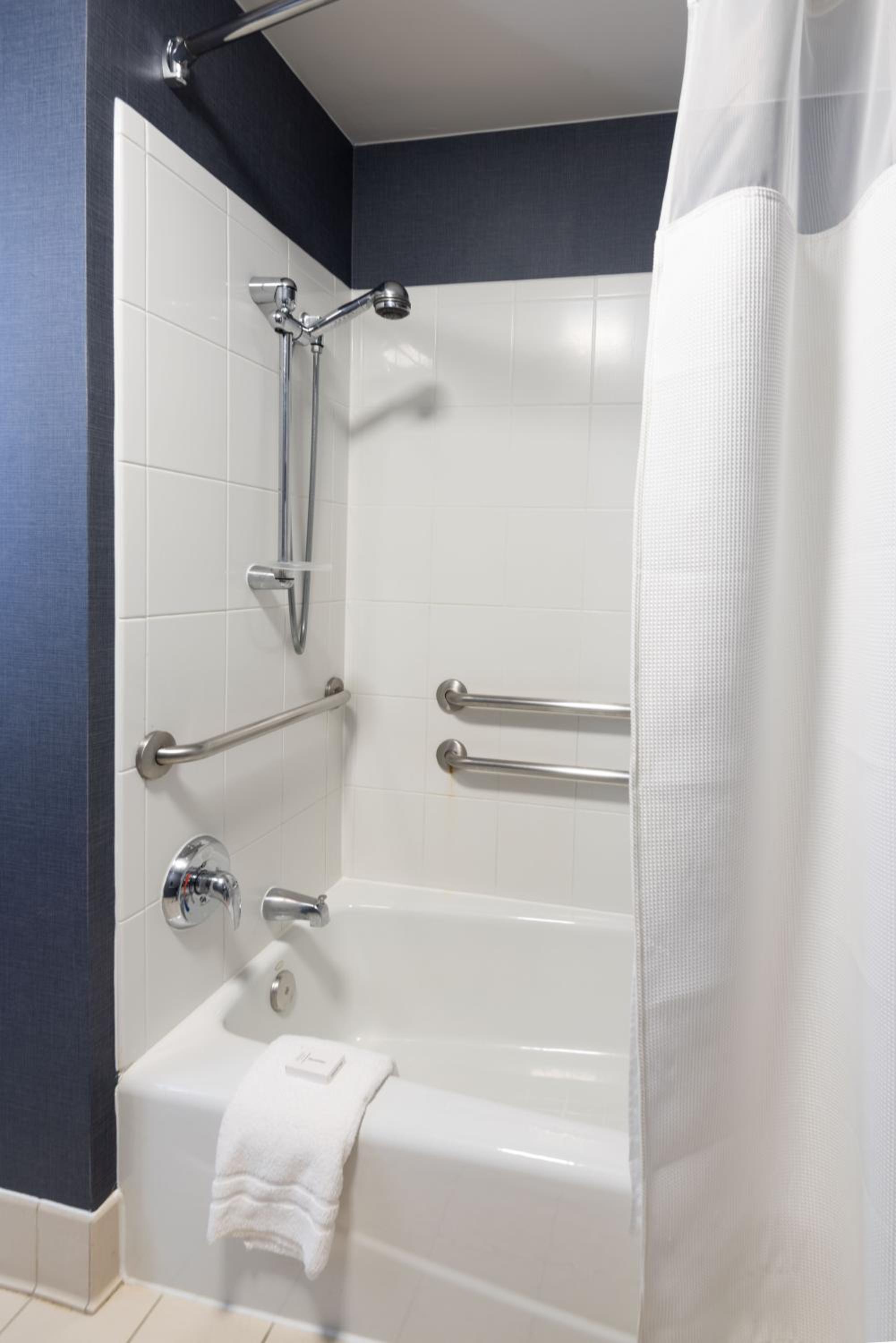 One-Bedroom Queen Suite with Sofa Bed and Adapted Tub - Mobility and Hearing Accessible