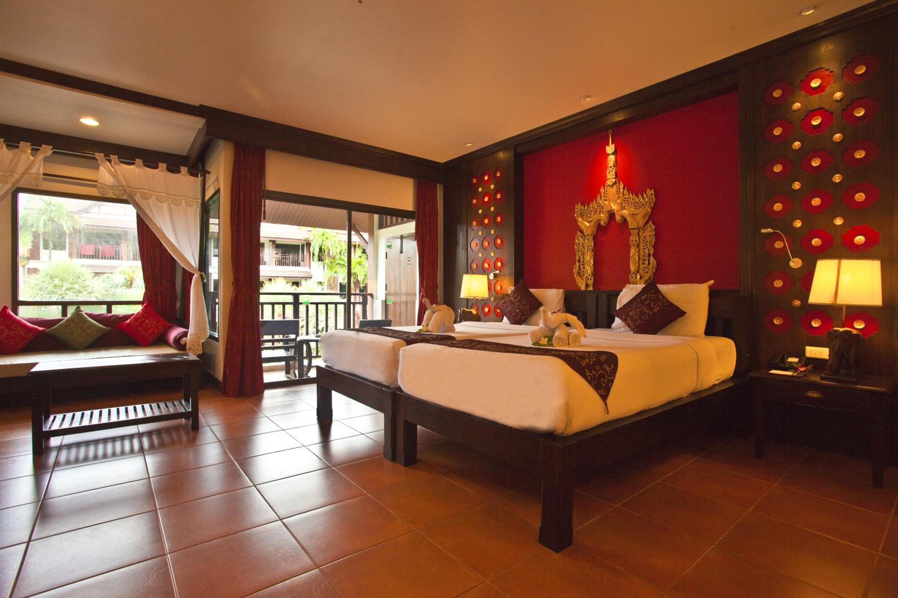 Relax in luxury and comfort in this stunning room.
