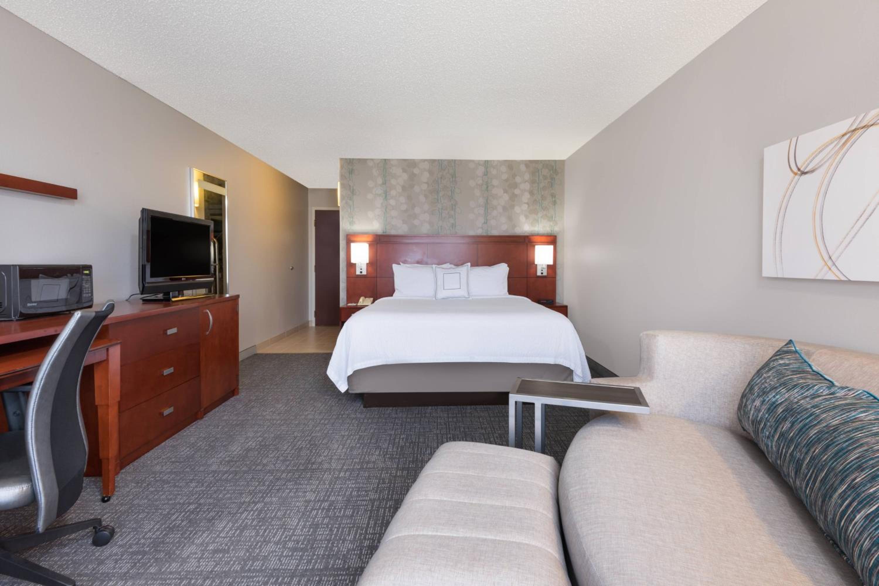 Larger Guest Room with One King Bed and Sofa Bed photo 2