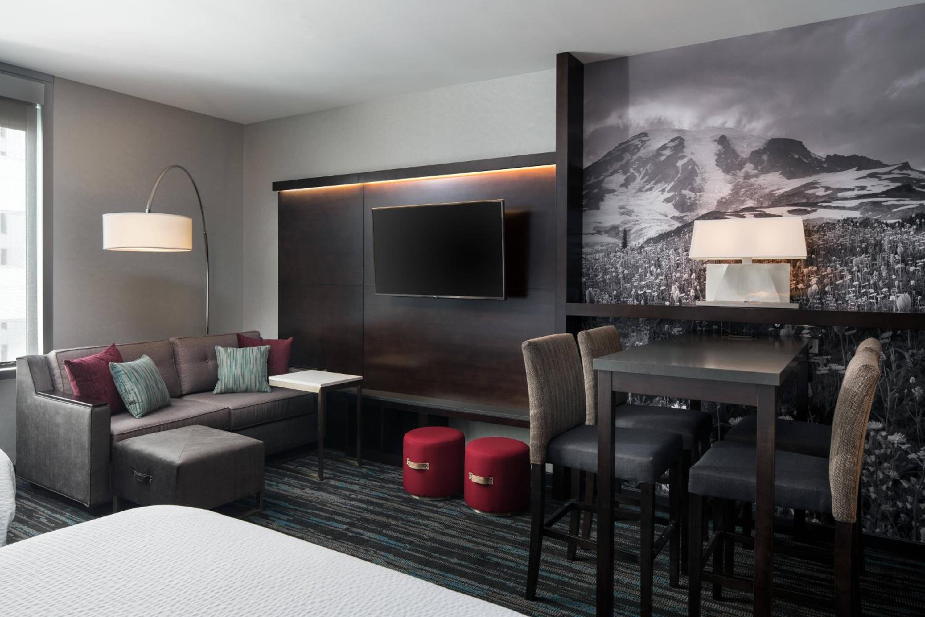 Queen Studio with Two Queen Beds and Sofa Bed