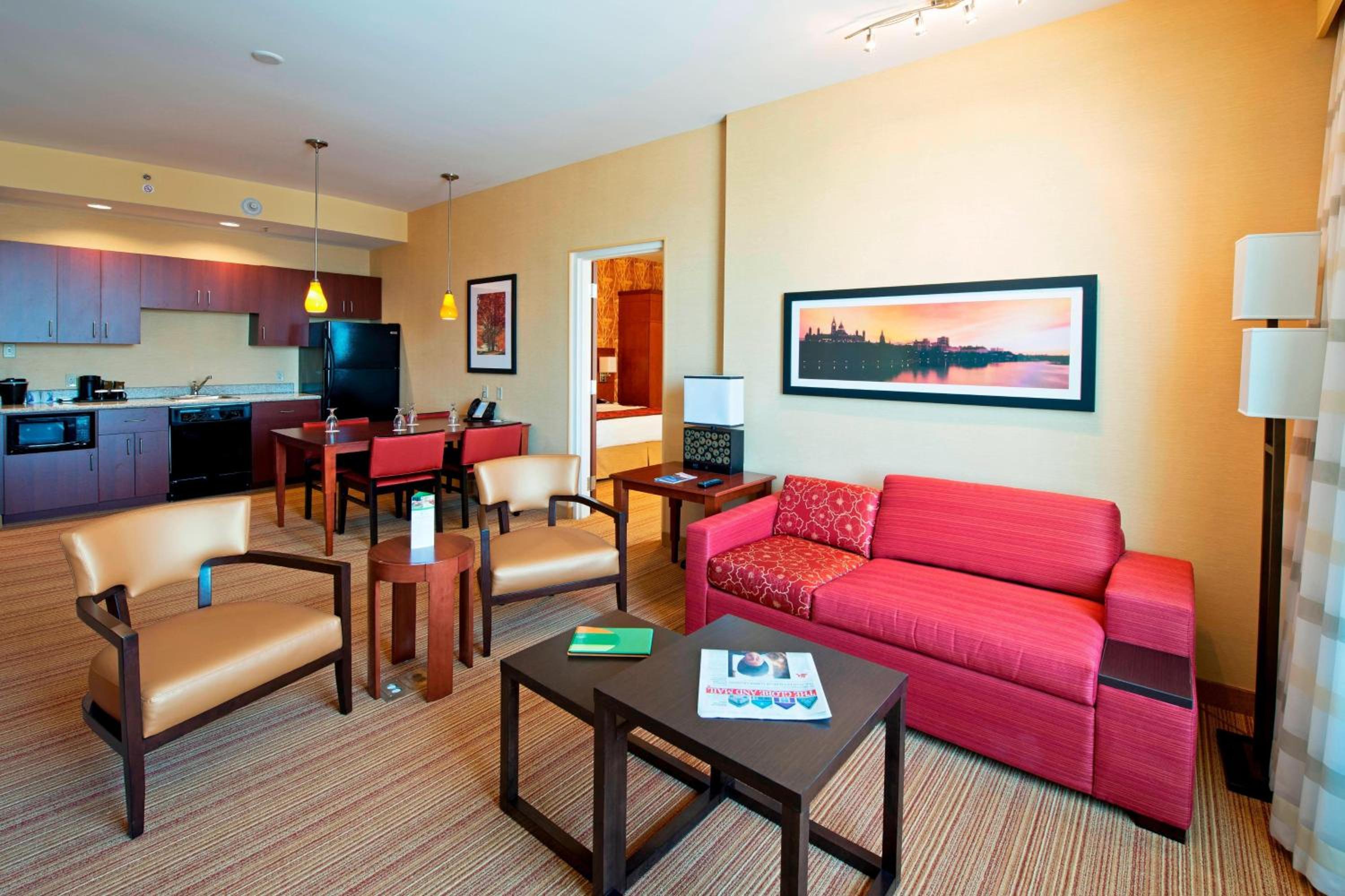 One-Bedroom King Suite with Sofa Bed and City View