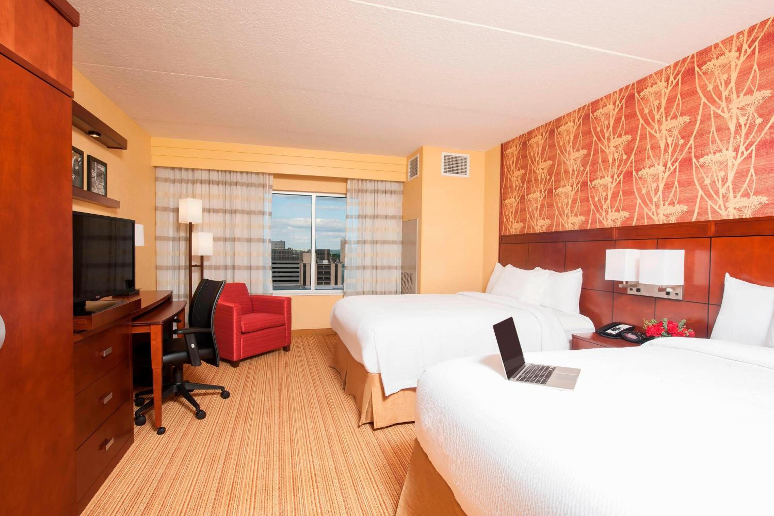 Queen Room With Two Queen Beds - Hearing Accessible photo 1