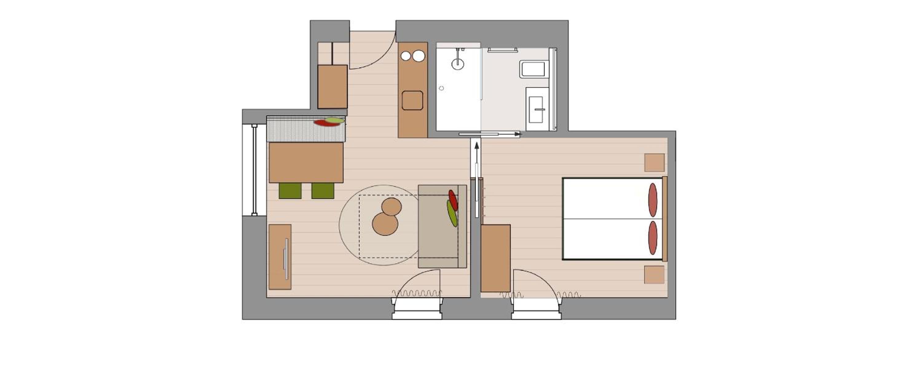 Apartment with Mountain View photo 3