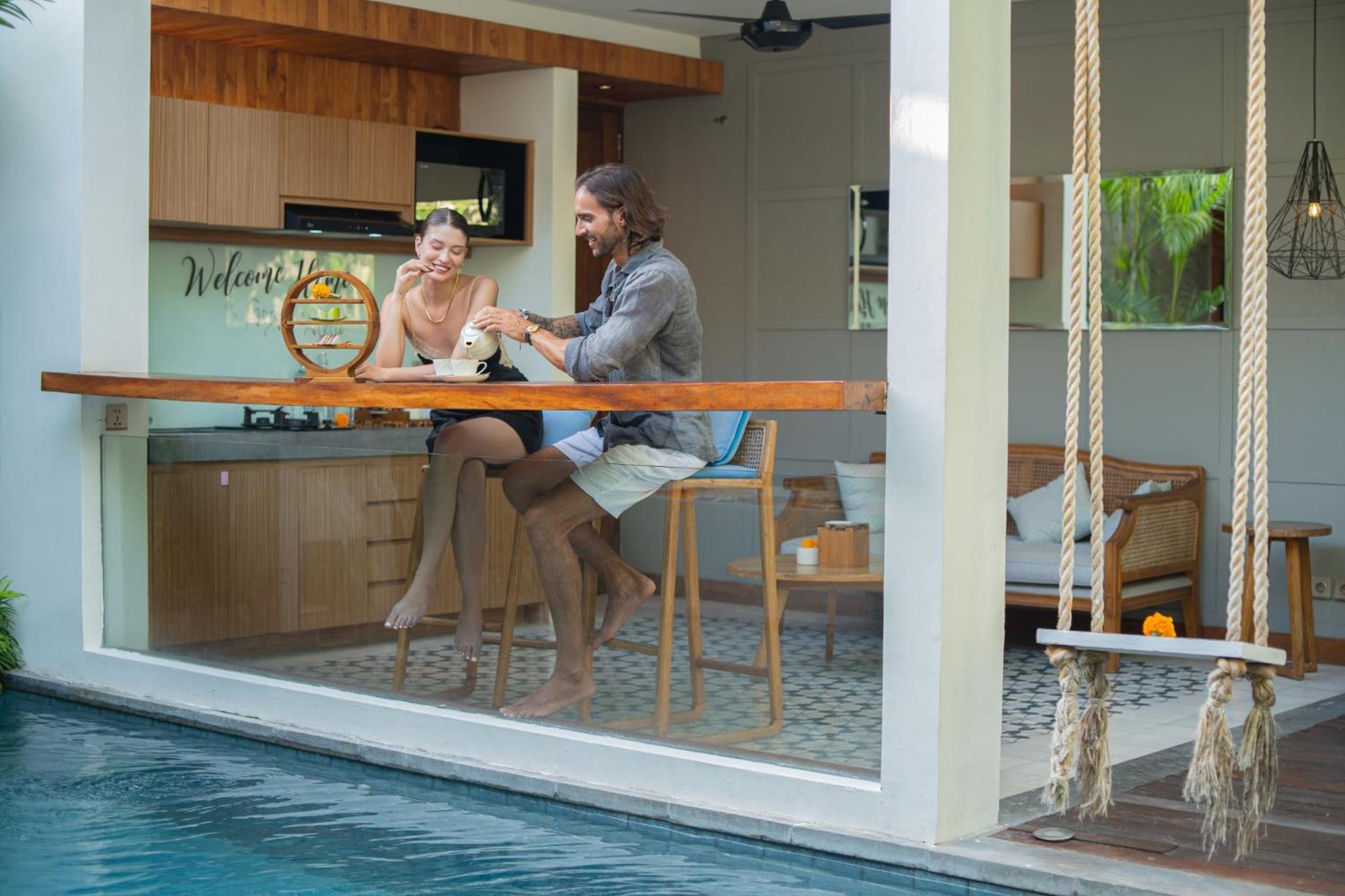 One-Bedroom Villa with Private Pool and Floating Bathtub - Photo 4