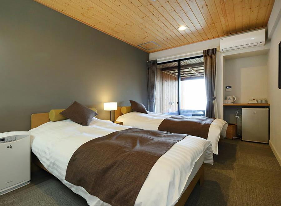 Twin Room with Open Air Bath photo 2