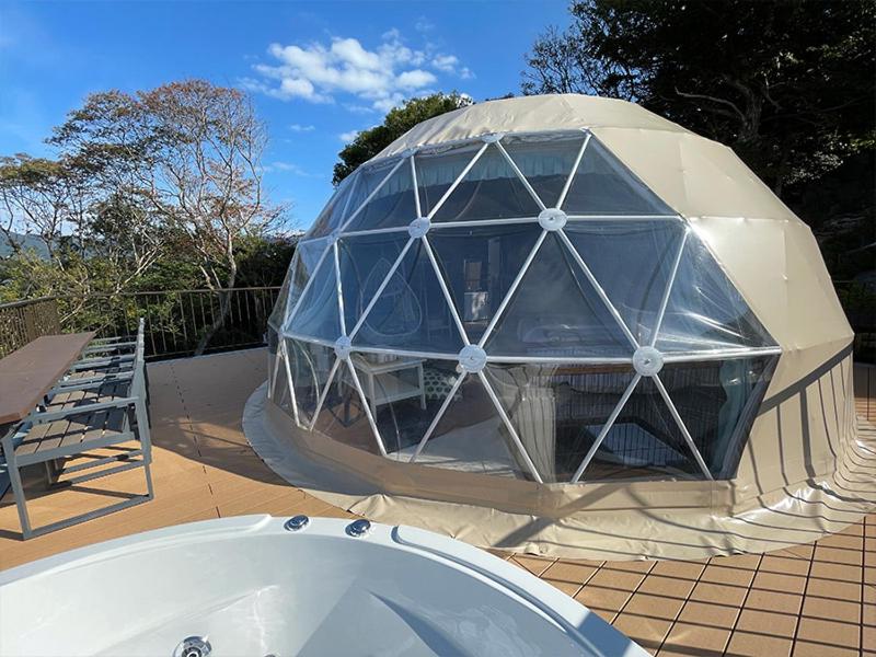 Dome Tent with Single Beds photo 3
