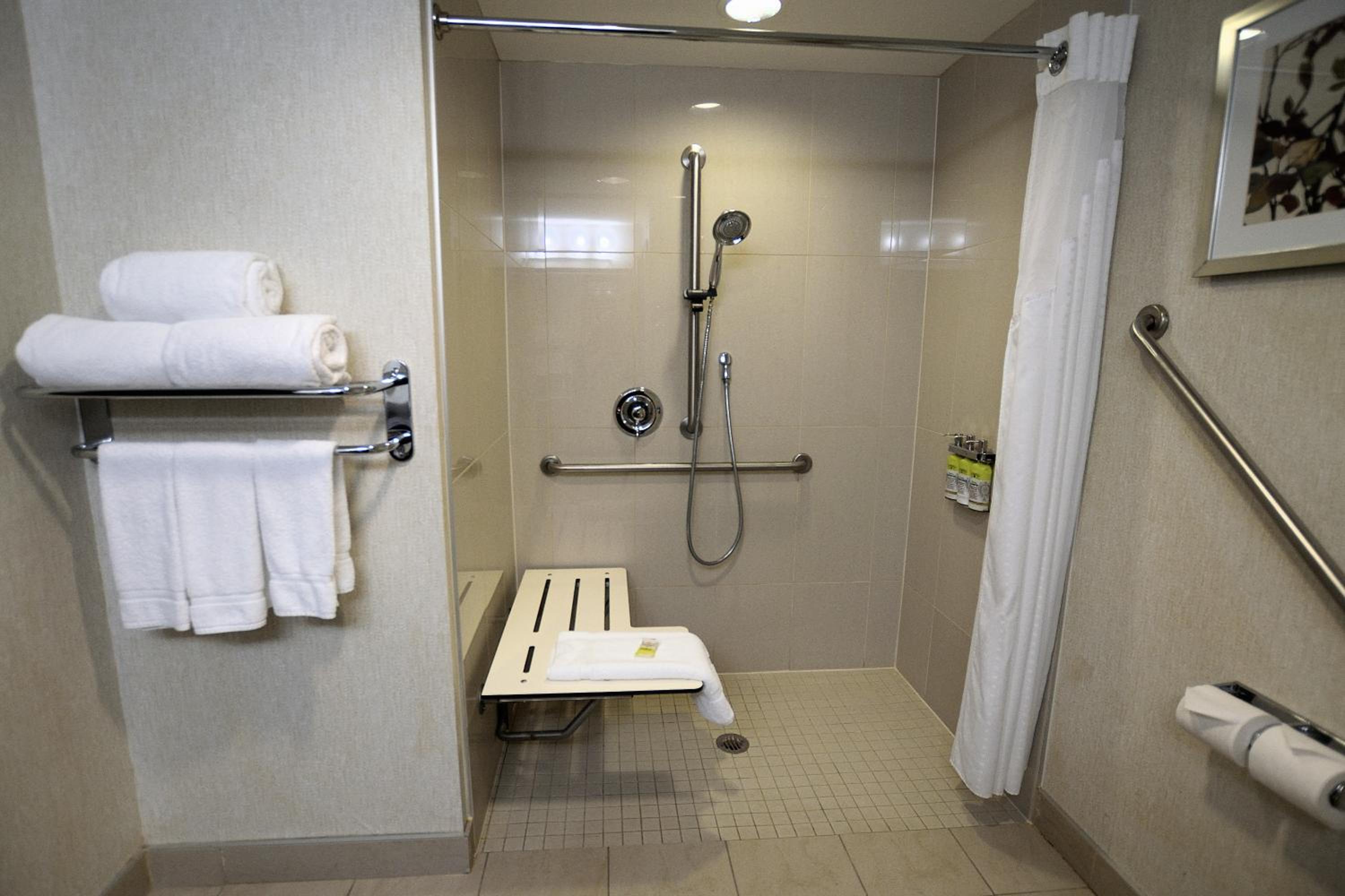 King Room - Hearing Accessible - Roll-in Shower photo 3