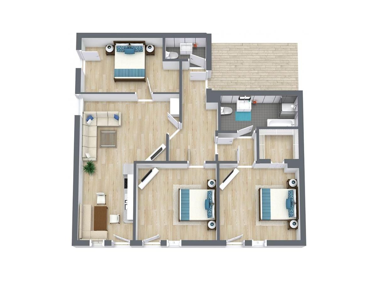 Three-Bedroom Apartment - Photo 6