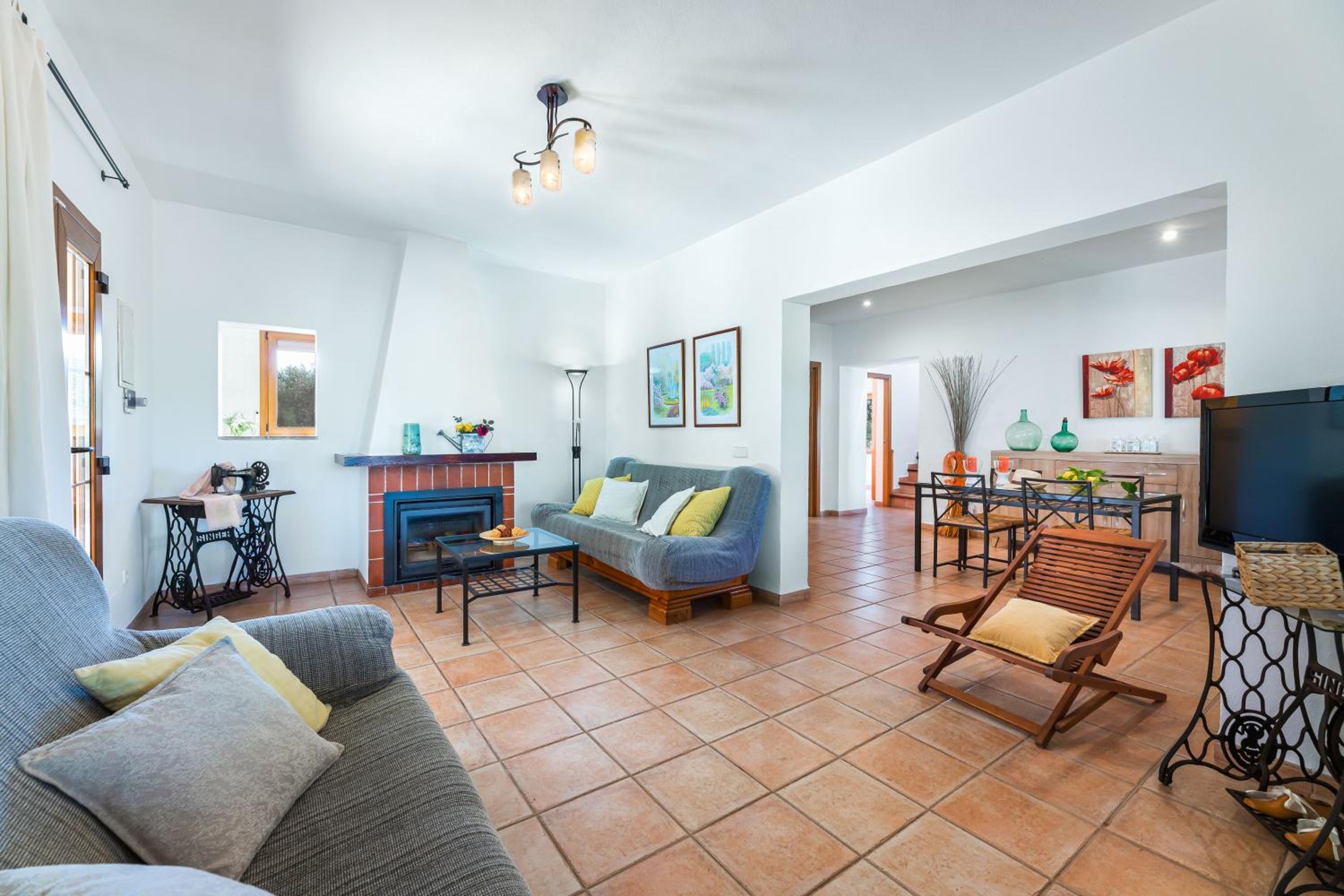 Villa con vistas al jardín