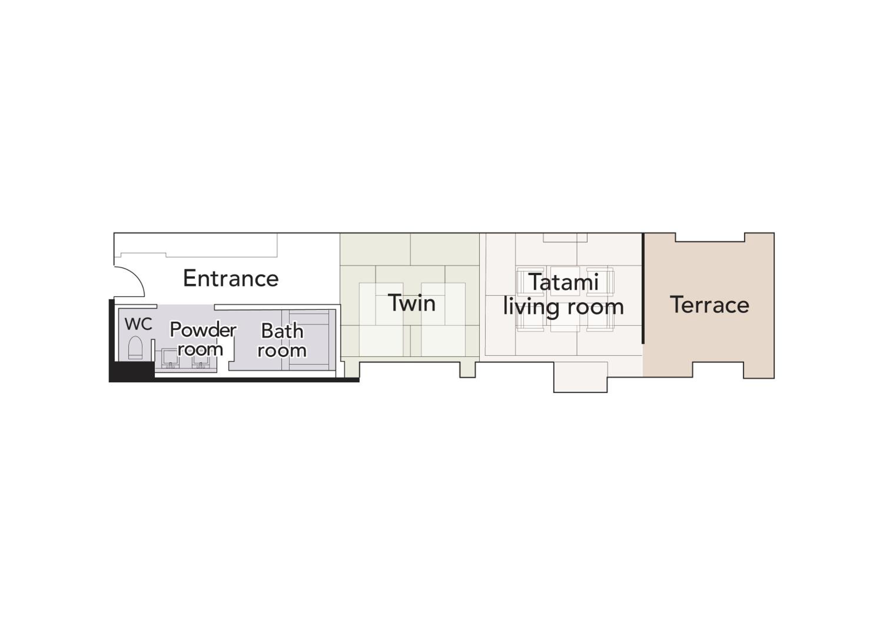 Superior Twin Room with Tatami Area - Ocean View - Photo 7