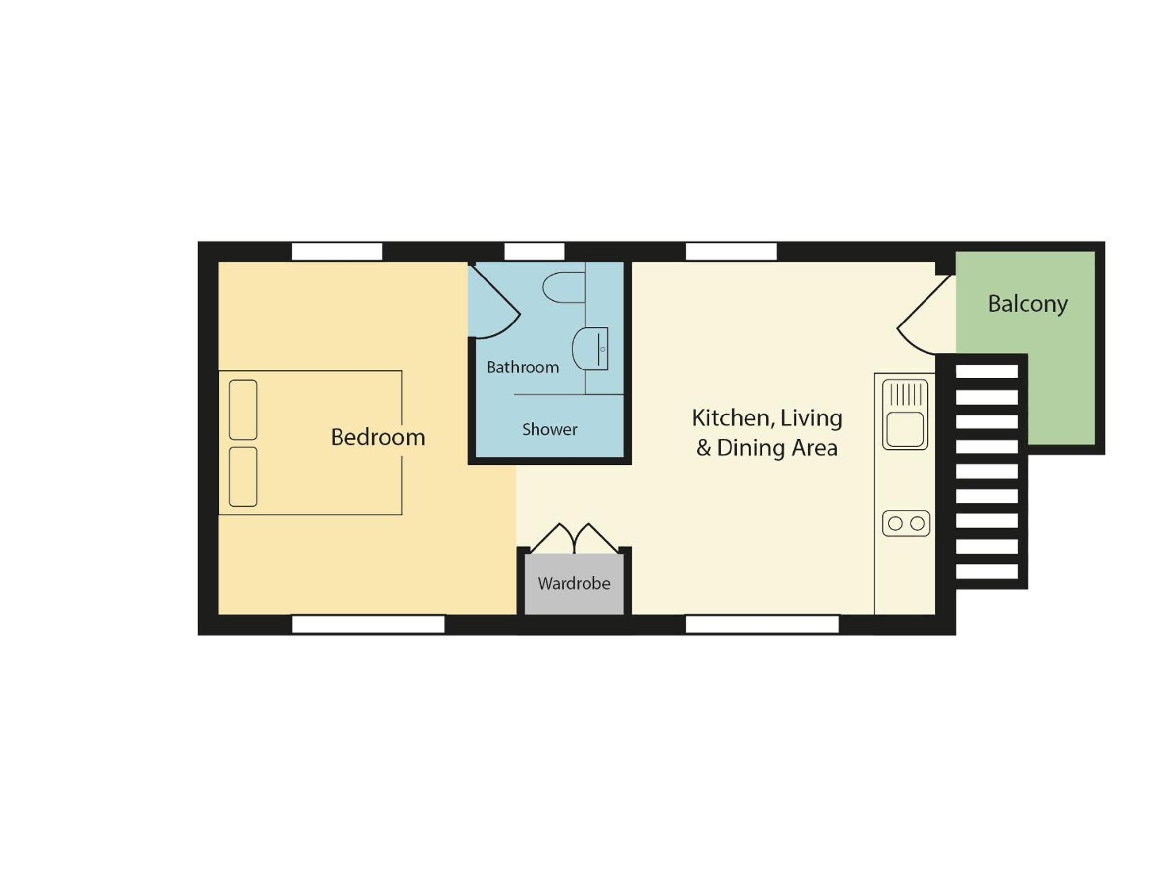 One-Bedroom Apartment photo 2