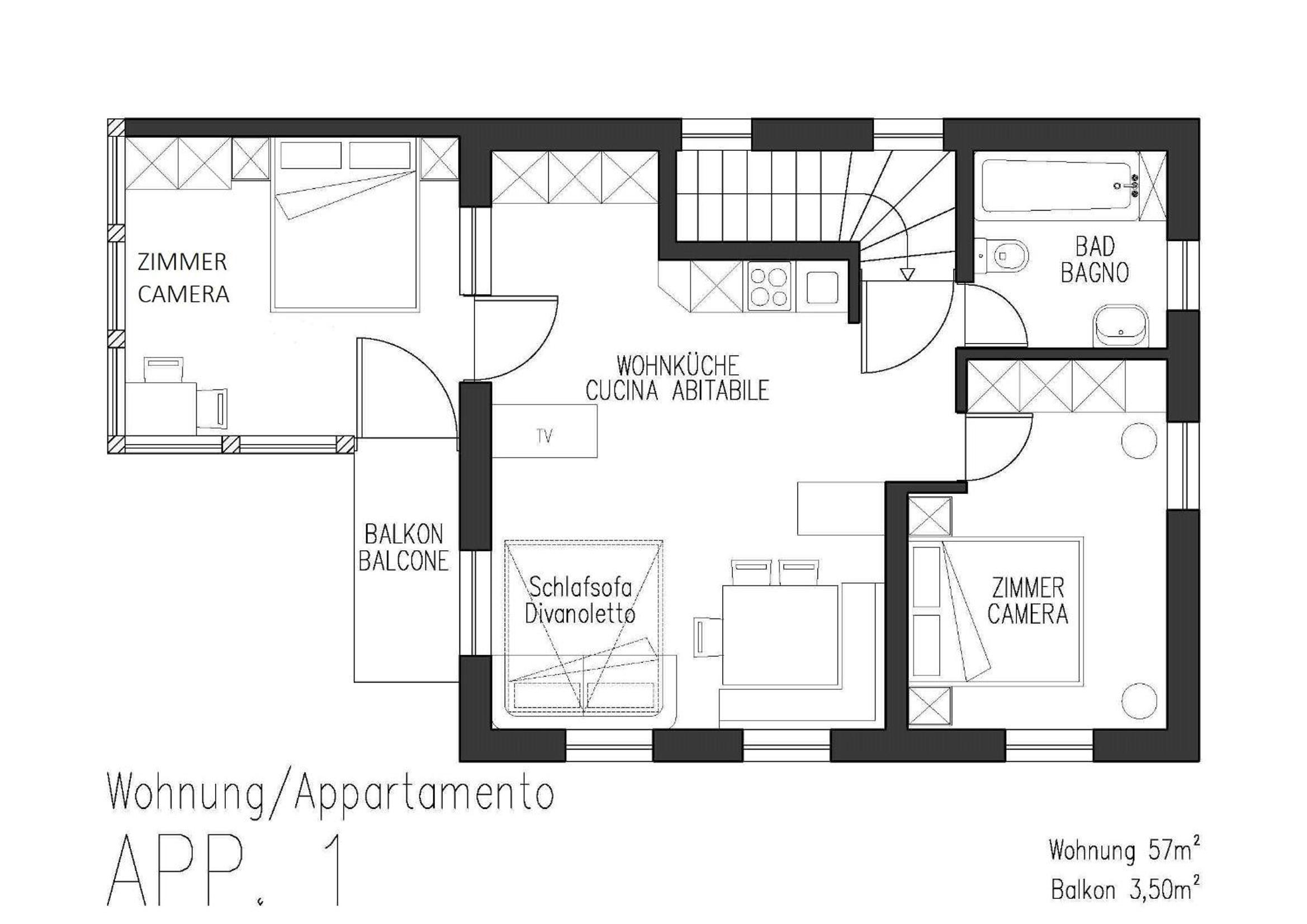 Two-Bedroom Apartment photo 3
