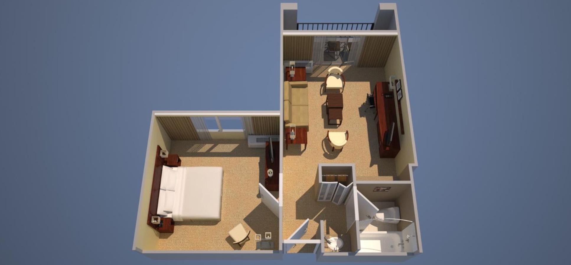 One-Bedroom King Suite - Photo 2
