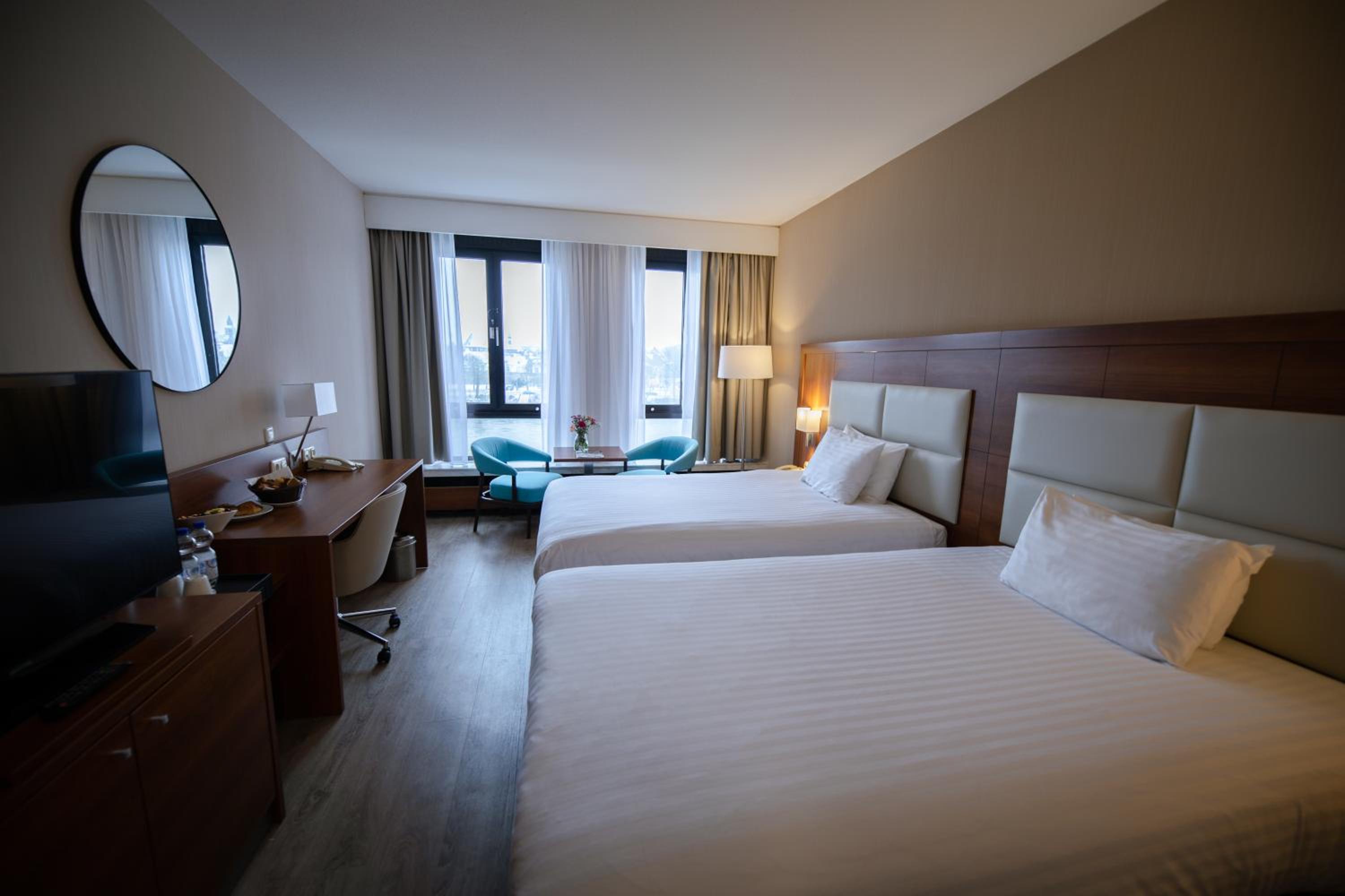 Premium Queen Room with Two Queen Beds and River View