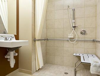 Queen Room with Roll-In Shower - Mobility/Hearing Accessible - Non-Smoking photo 2