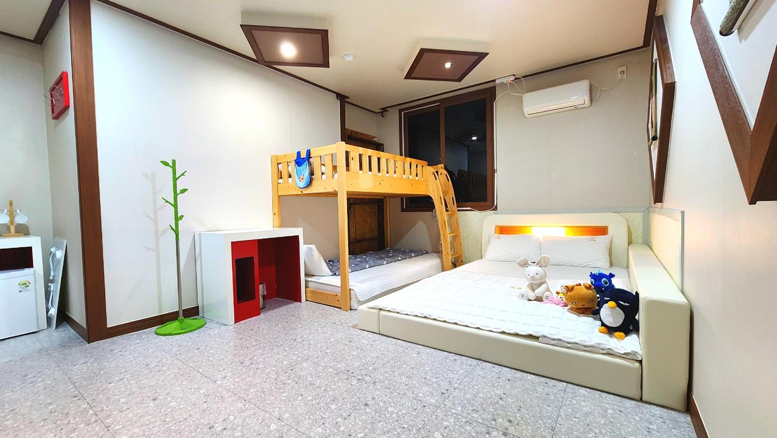 Family Room With Bathroom
