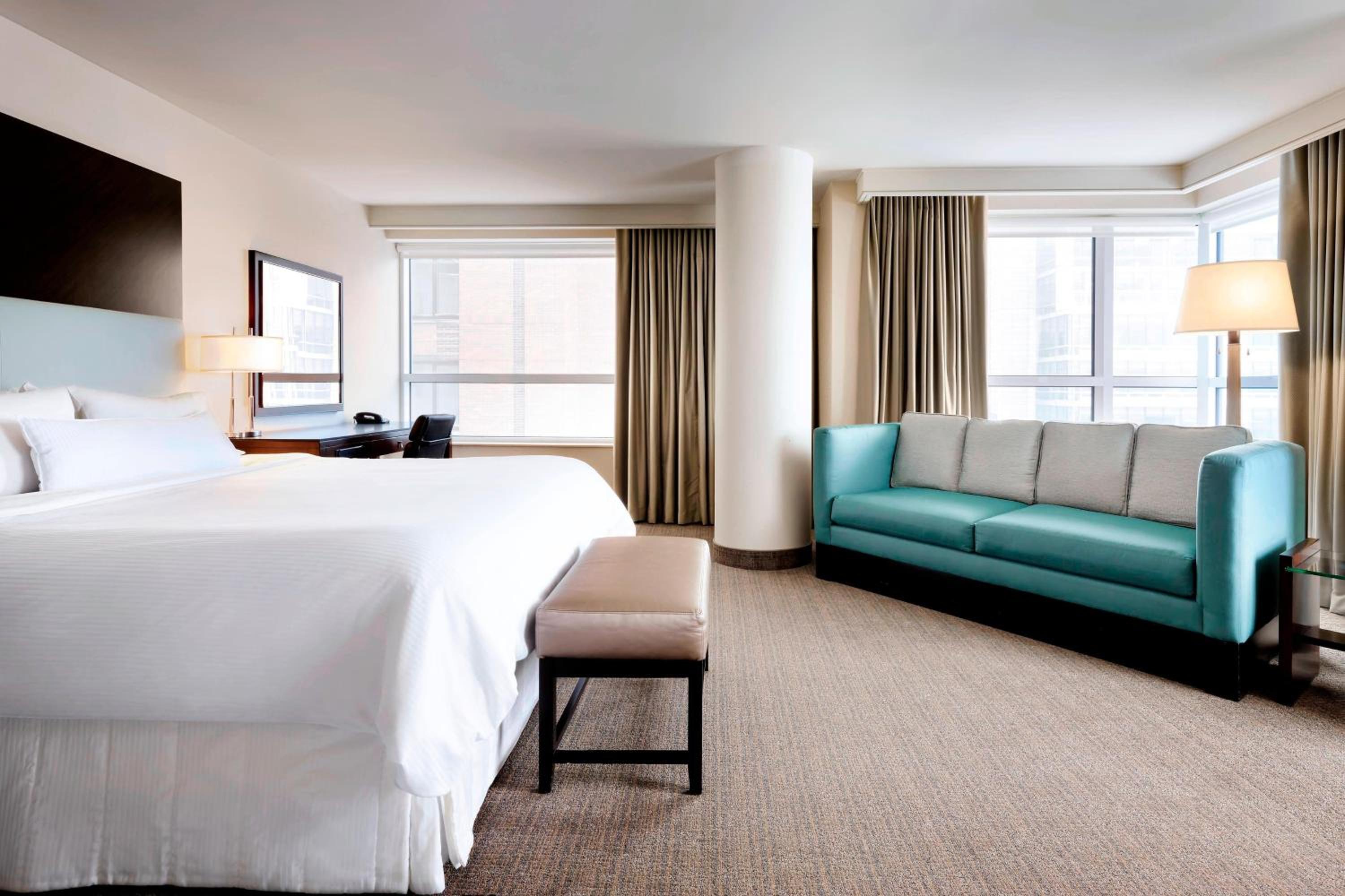 Corner King Room, Larger Guest room, 1 King, Corner room - Photo 1
