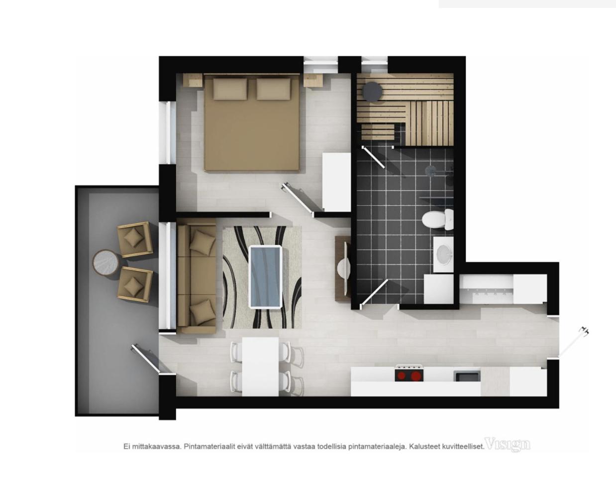 One-Bedroom Apartment photo 3