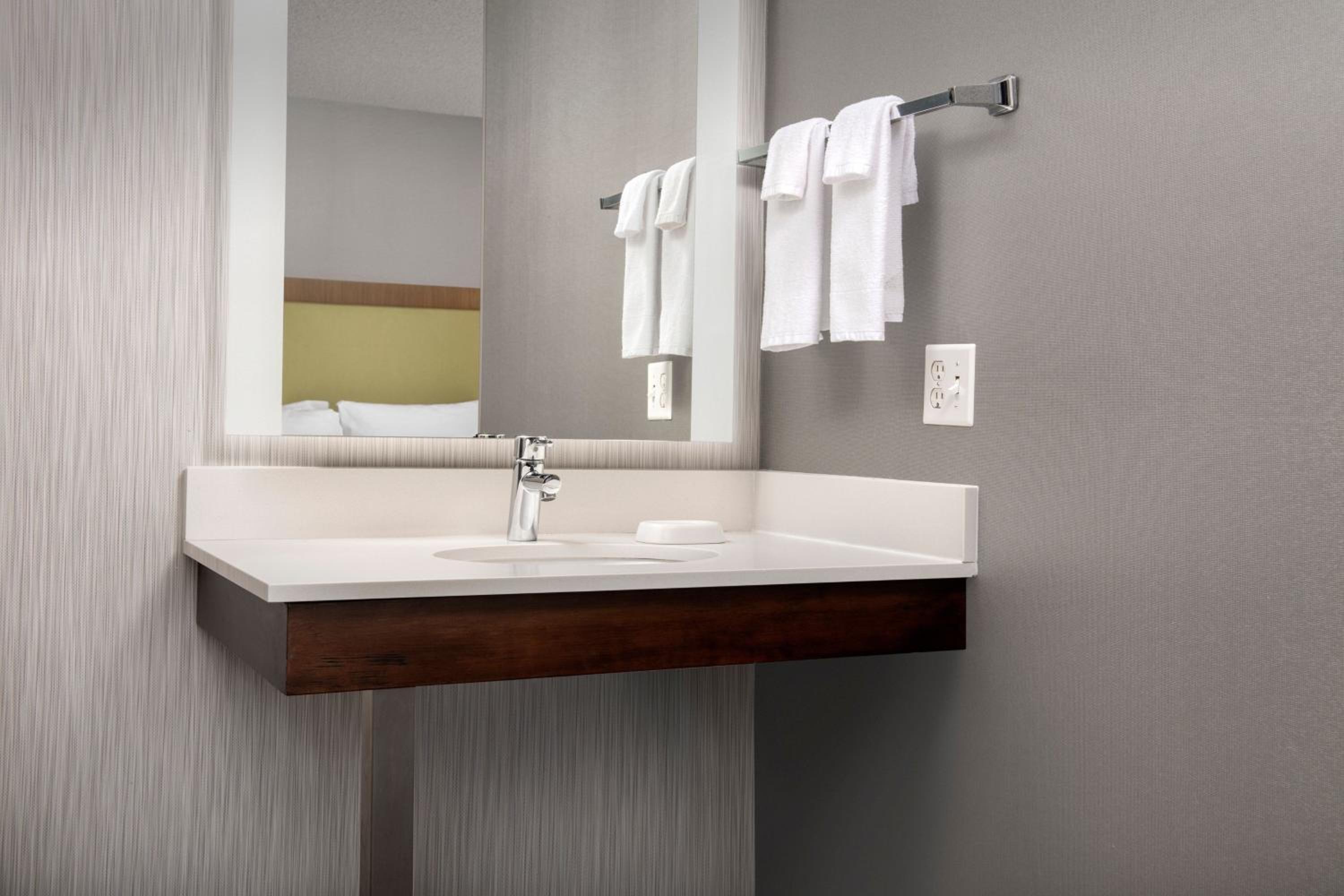 Queen Suite with Two Queen Beds and Sofa Bed - Mobility and Hearing Accessible with Roll-in Shower photo 3