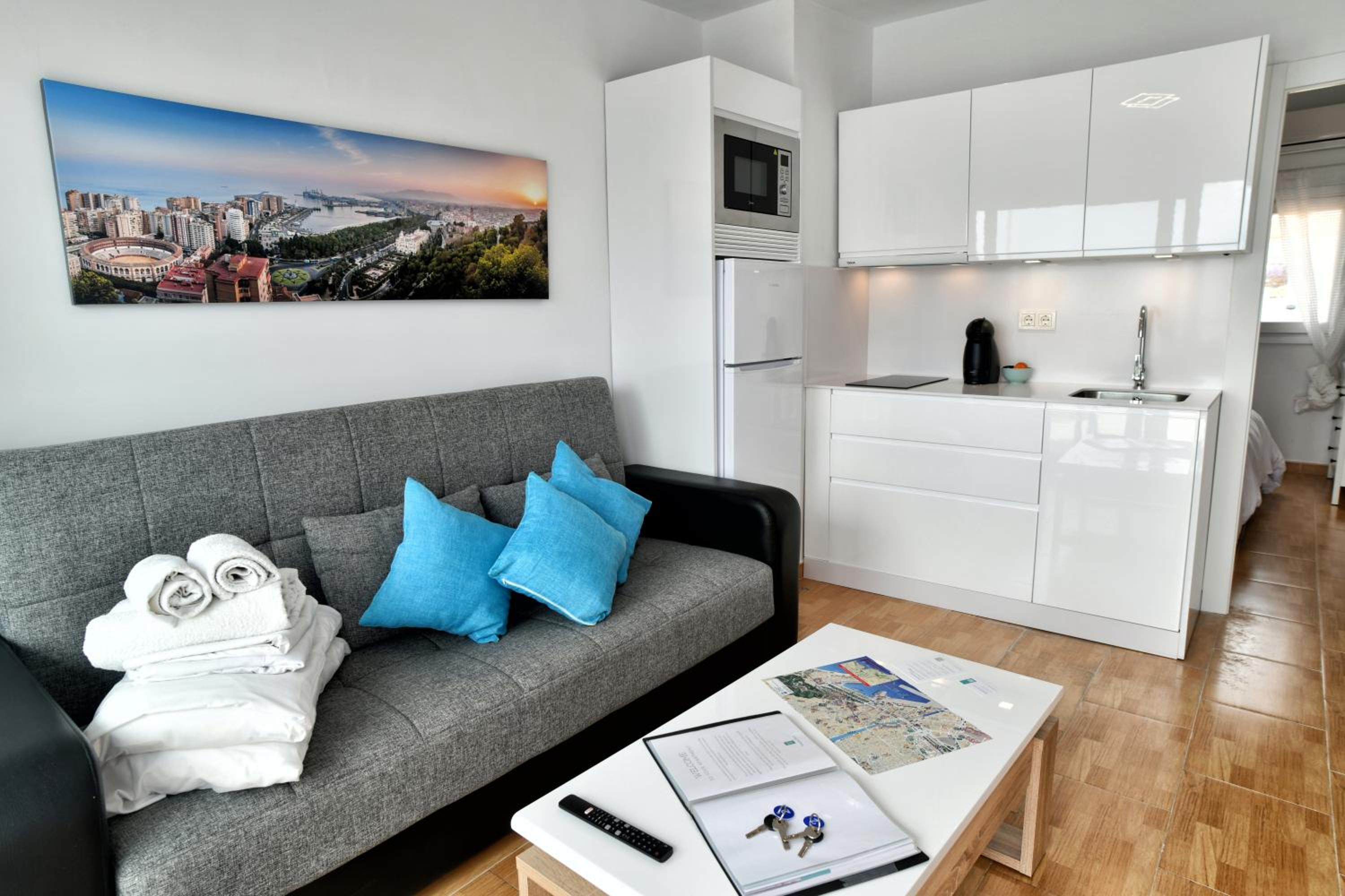 Apartamento con vista al mar con terraza