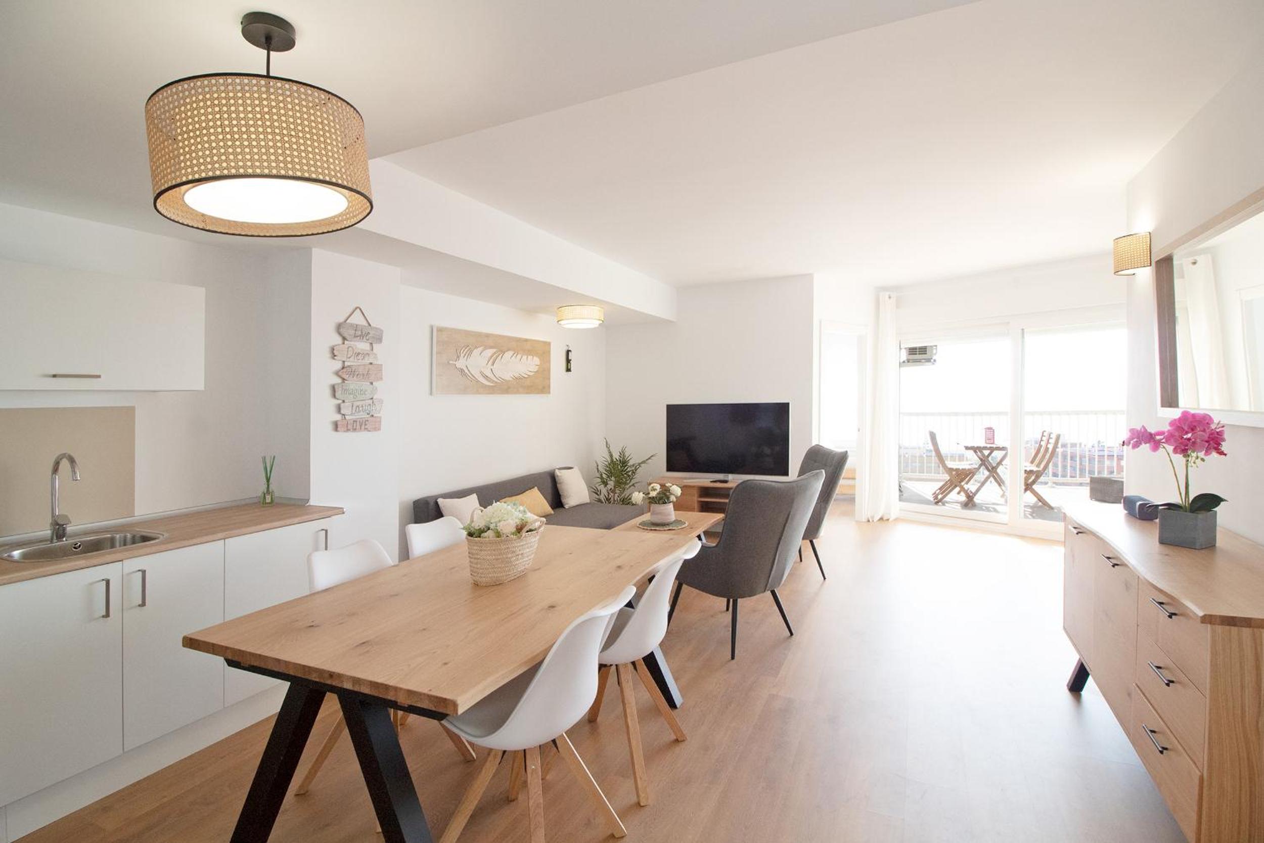 Apartamento con vista al mar