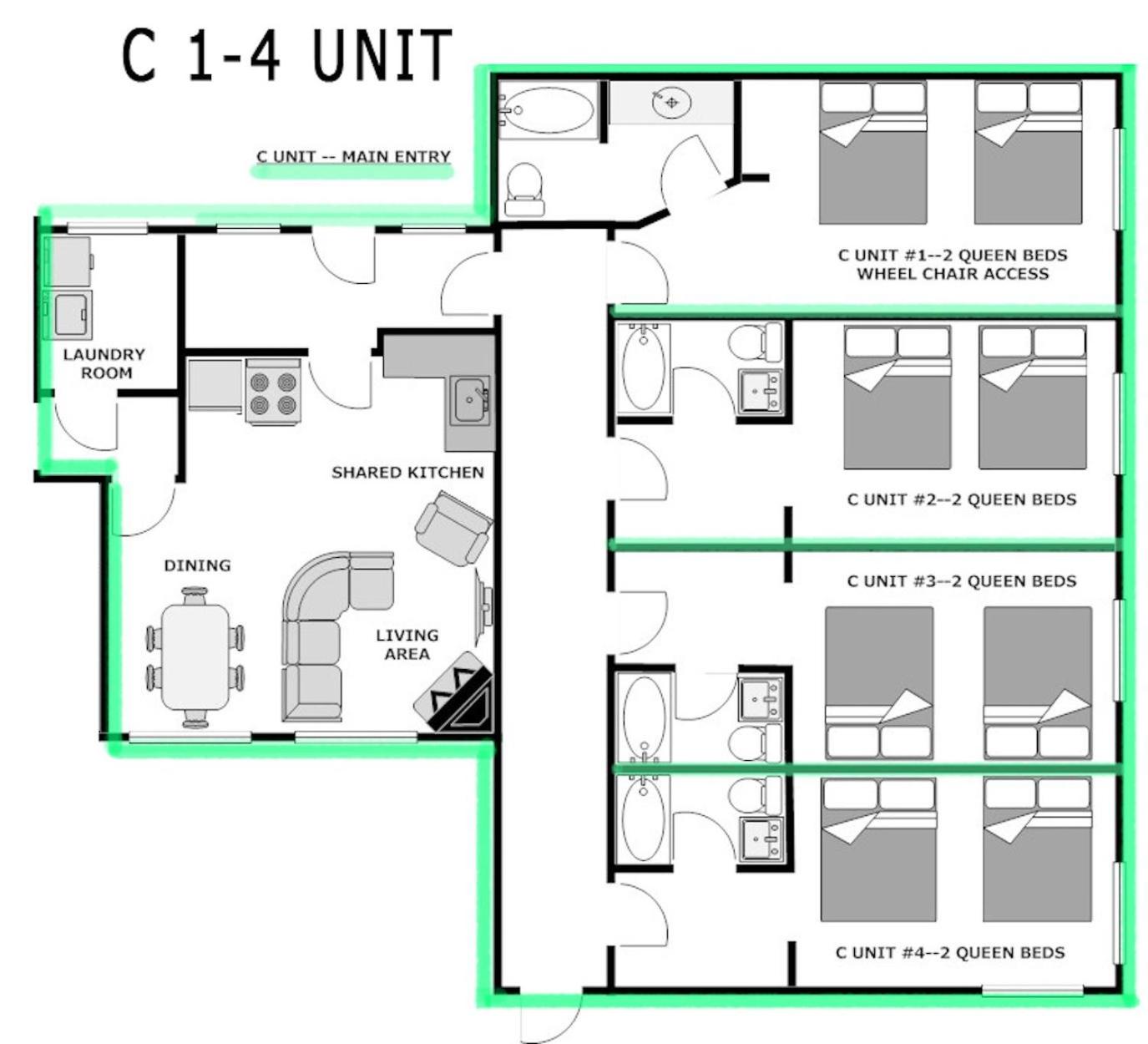Seven-Bedroom Holiday Home photo 2