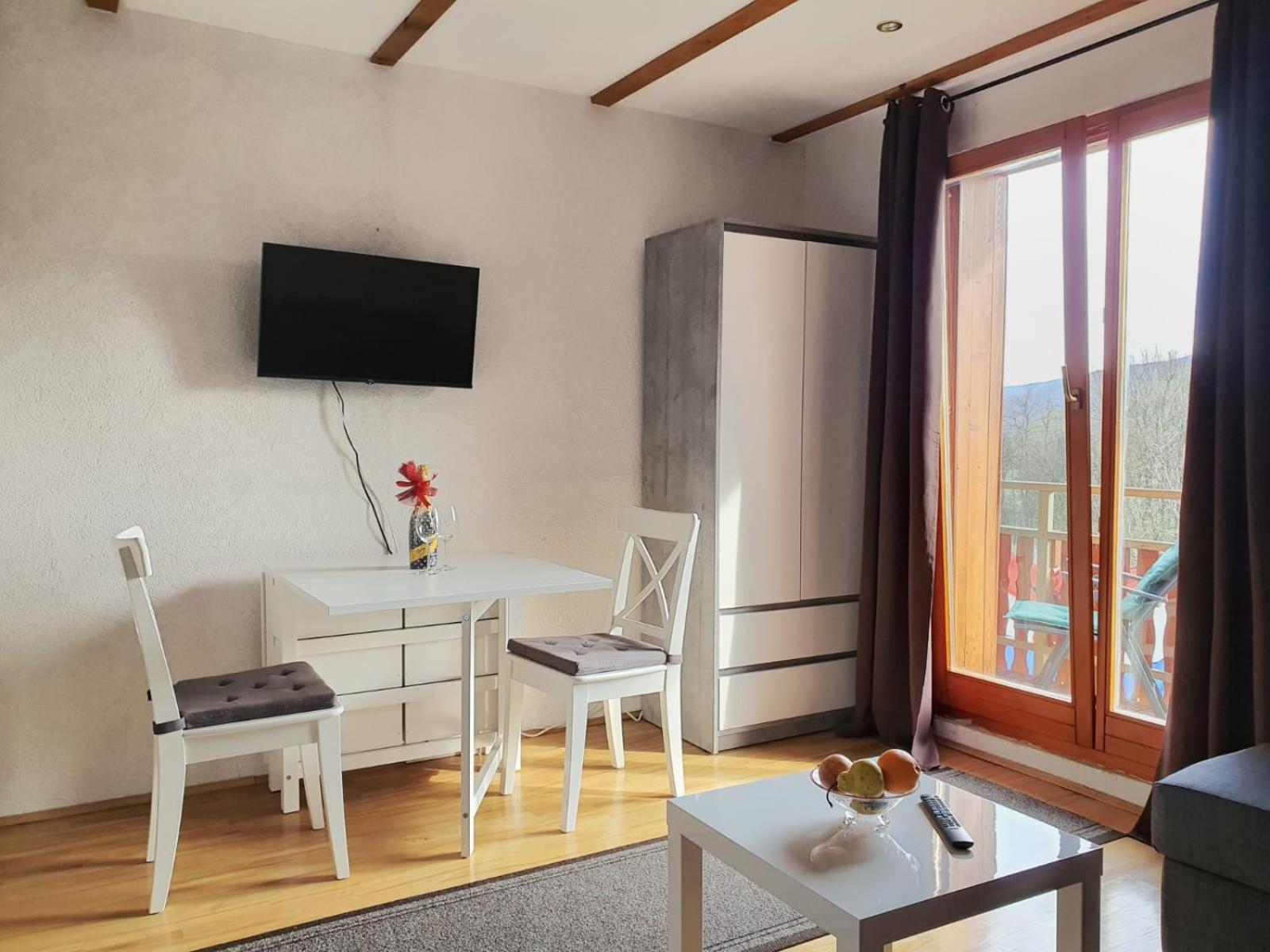 Studio with Balcony