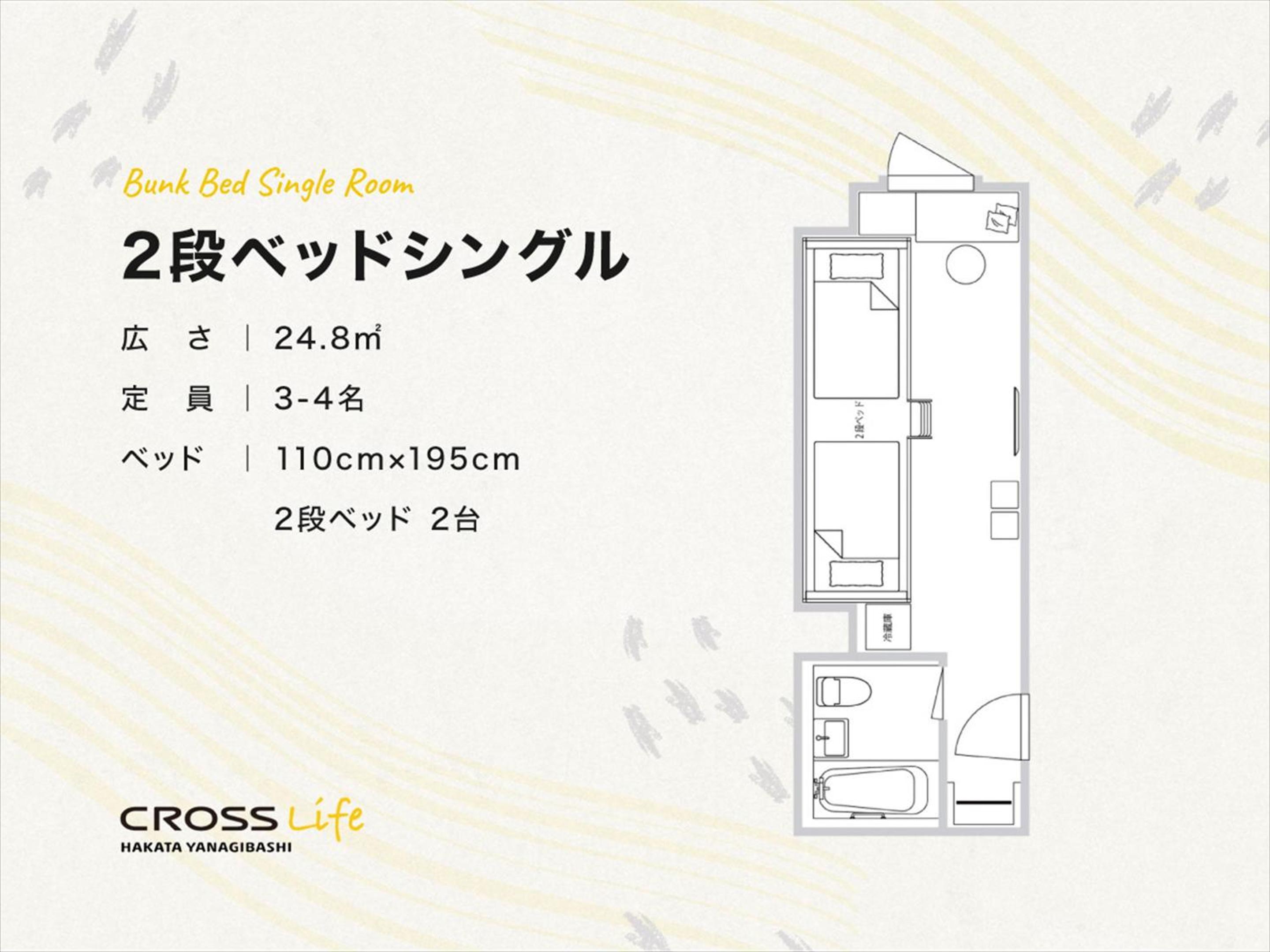 Quadruple Room with 2 Bunk Beds - Photo 3