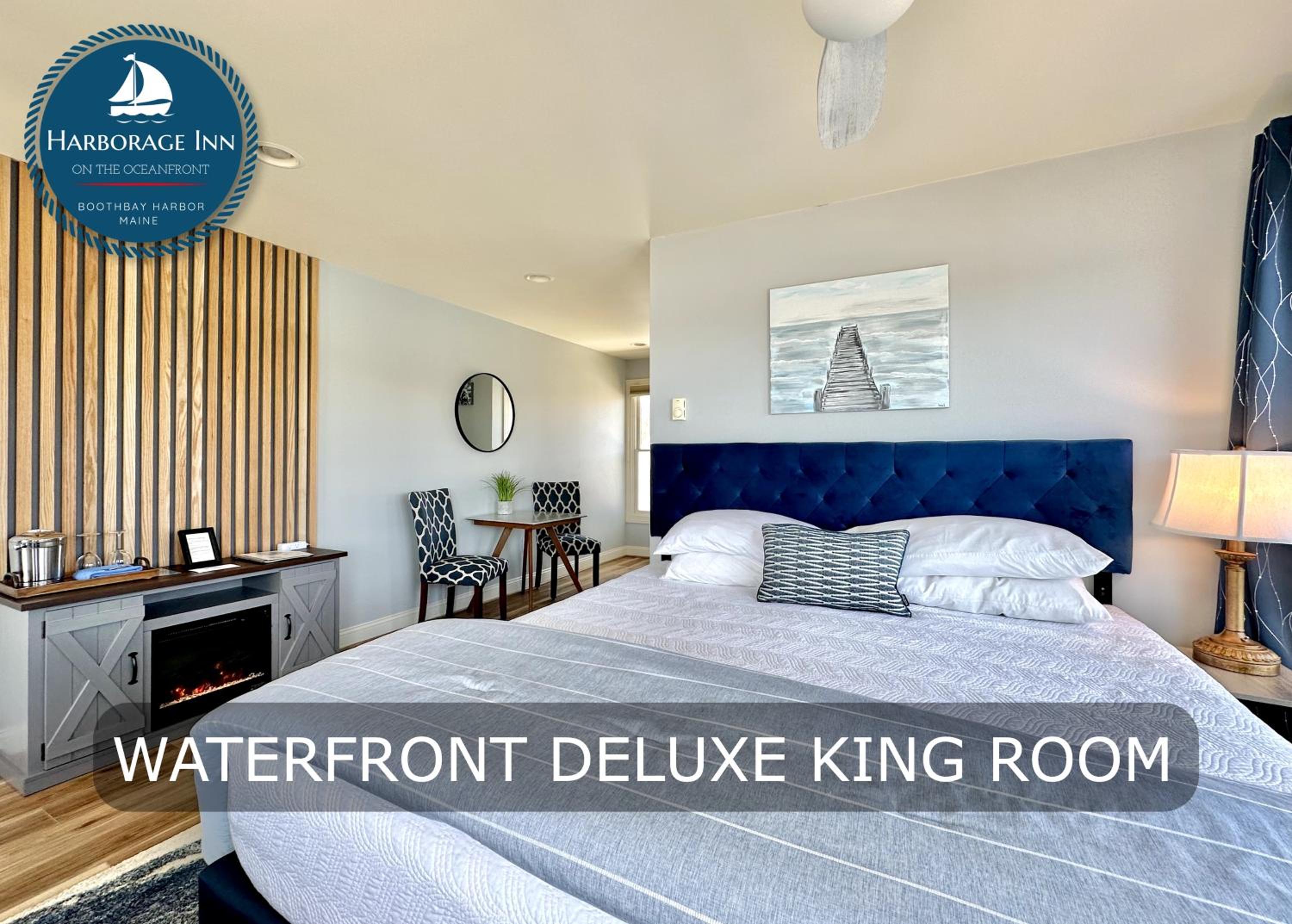 Waterfront Deluxe King Room with Balcony