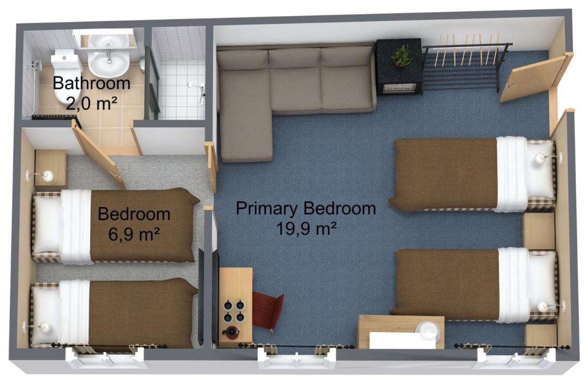 Quadruple Room with Garden View