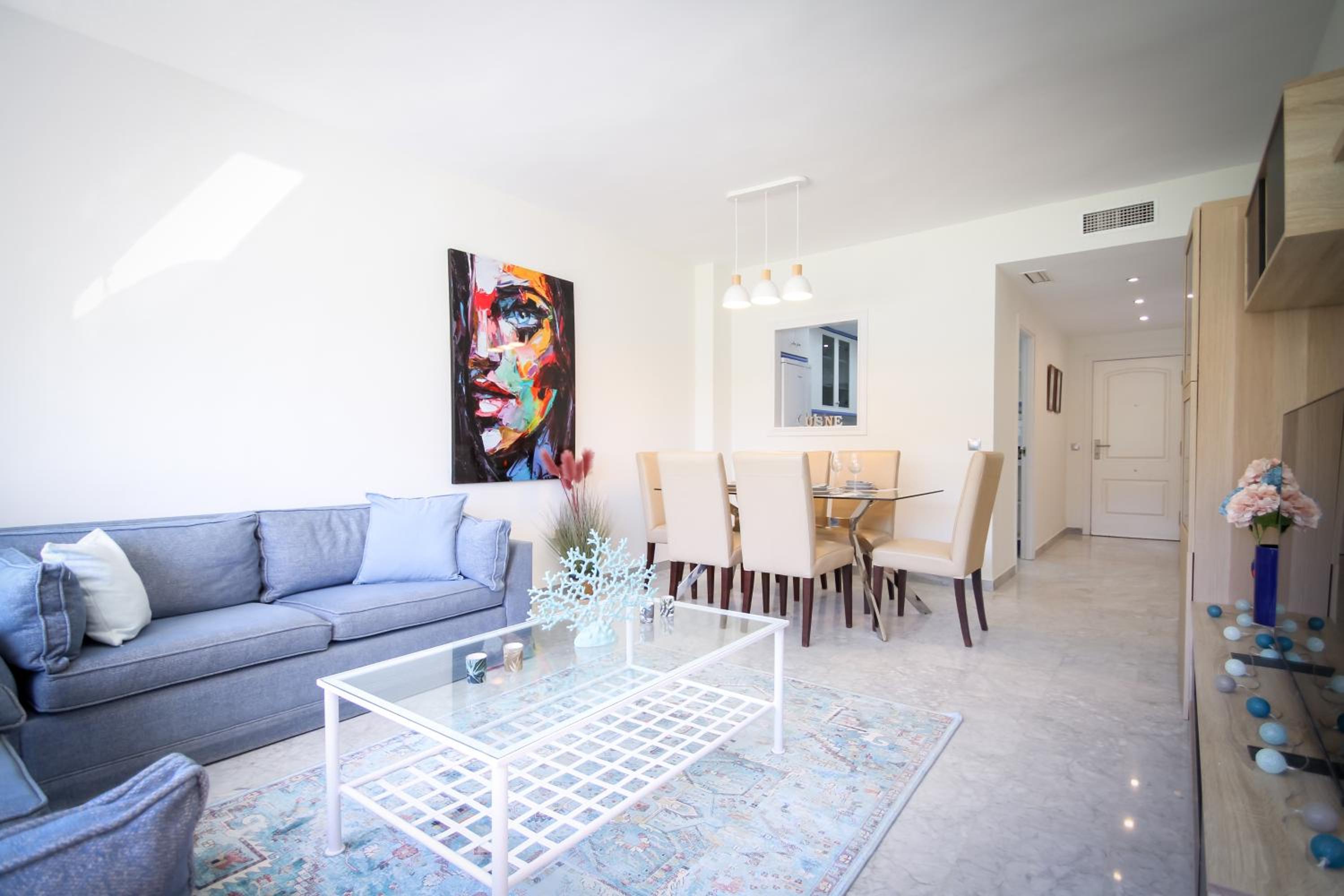 Apartamento con vista al jardín