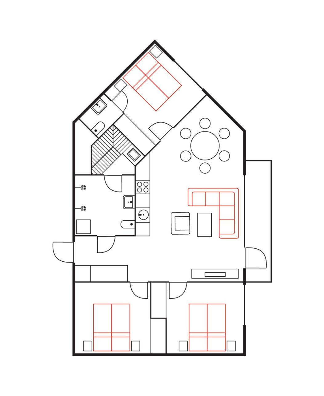 Three-Bedroom Apartment - No pets allowed - Photo 7