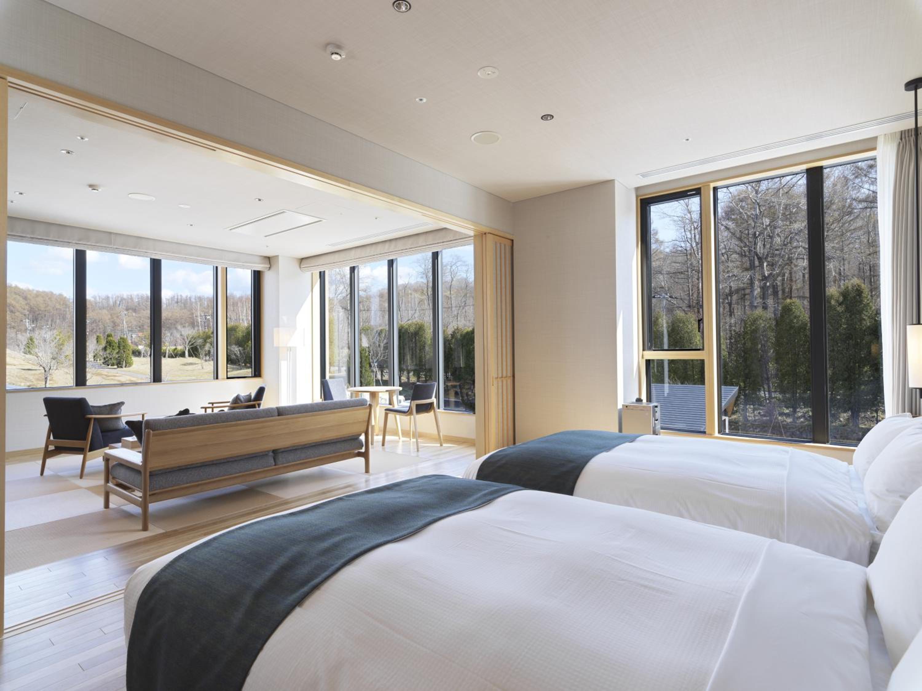 Junior Suite with Onsen Open Air Bath-Mountain View-East Wing - Non-Smoking- Premium French Dinner & Japanese Breakfast - Photo 14