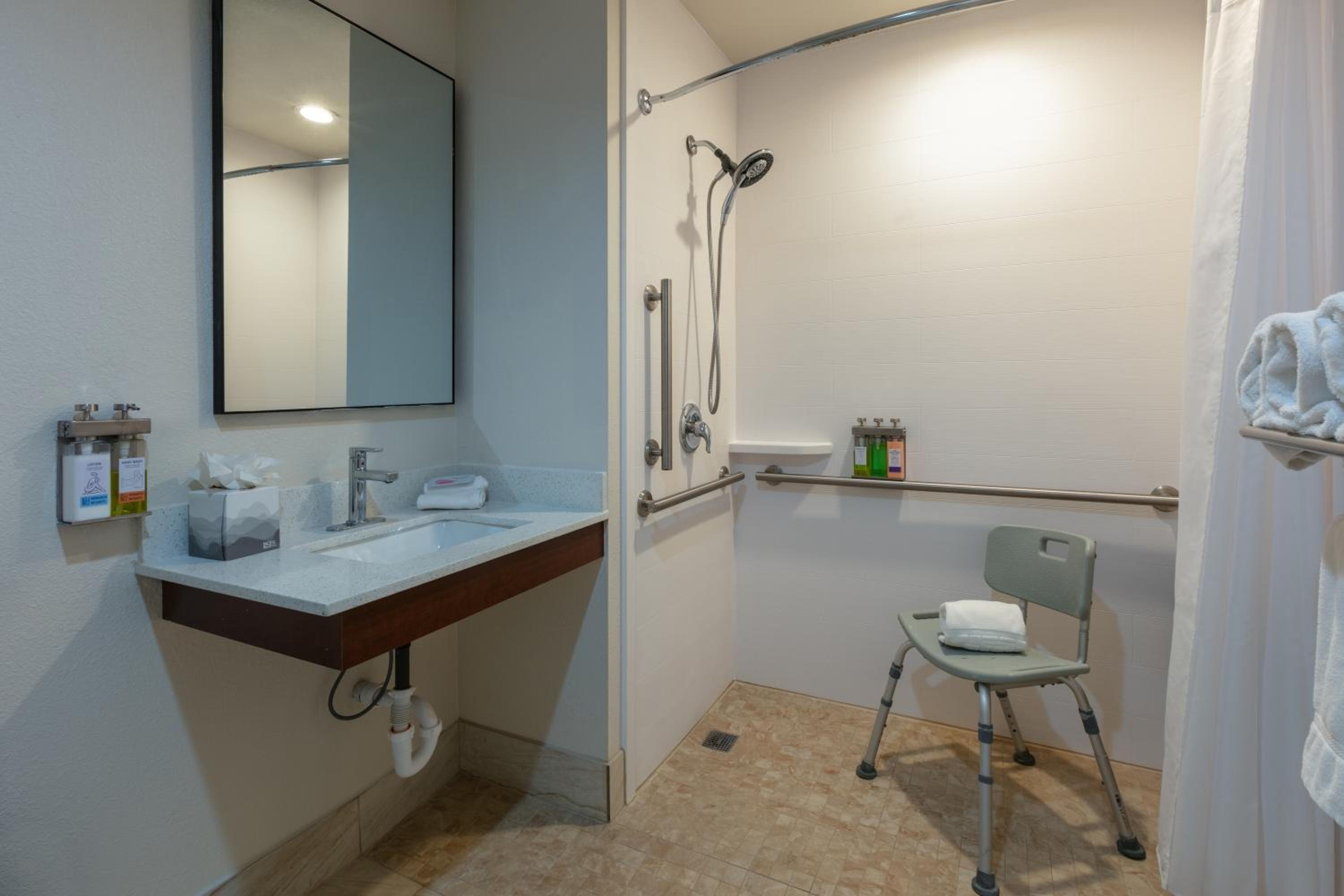 King Room with Roll-In Shower - Mobility/Hearing Accessible - Non-Smoking photo 2