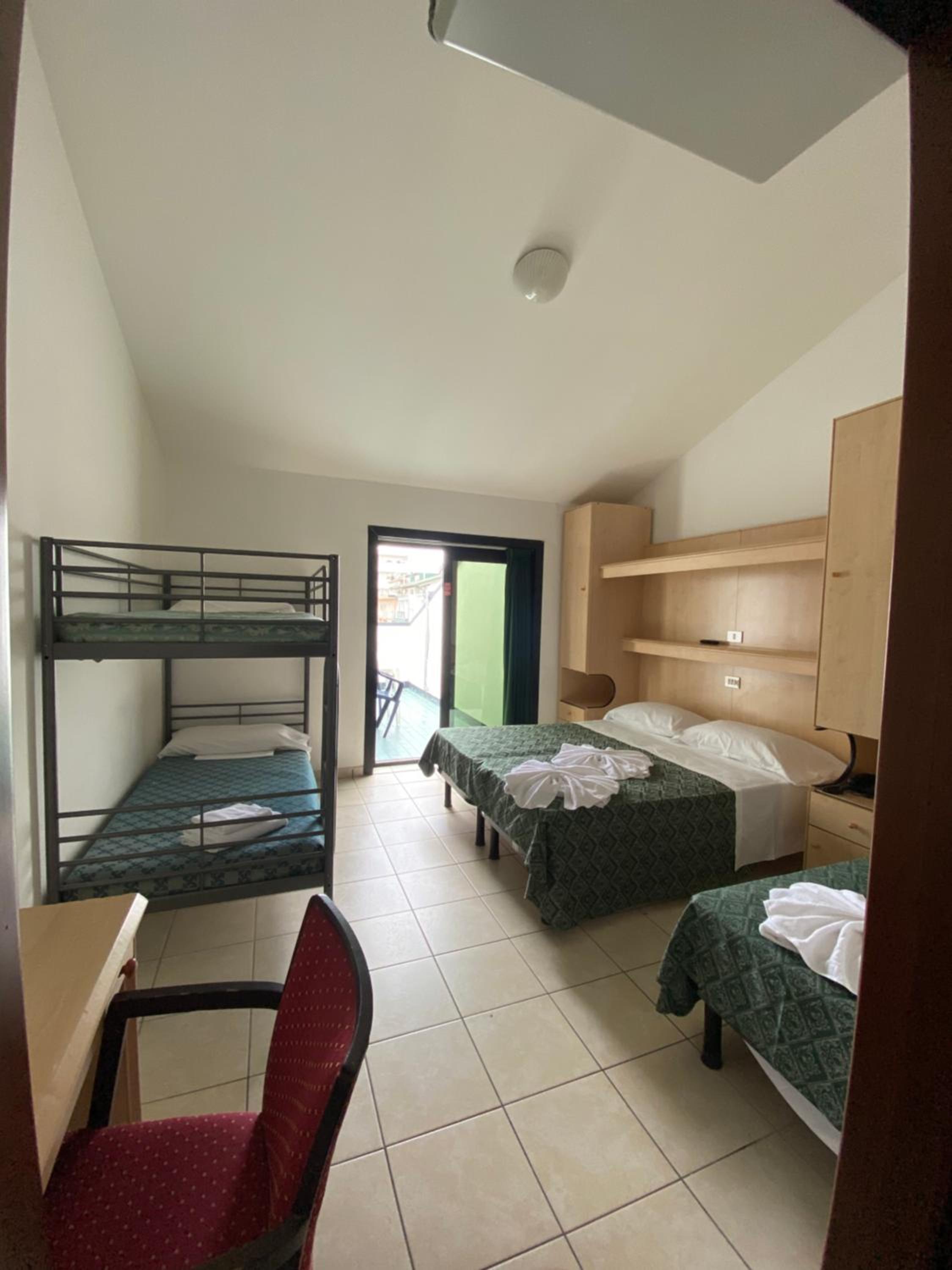 Economy Quadruple Room with Balcony