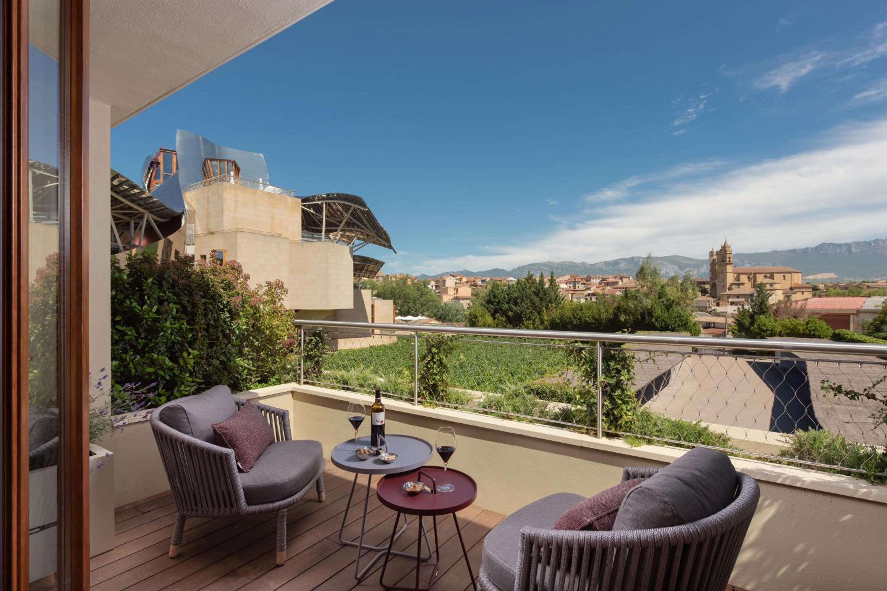 Premium Spa, Guest room, 1 King, Elciego village view