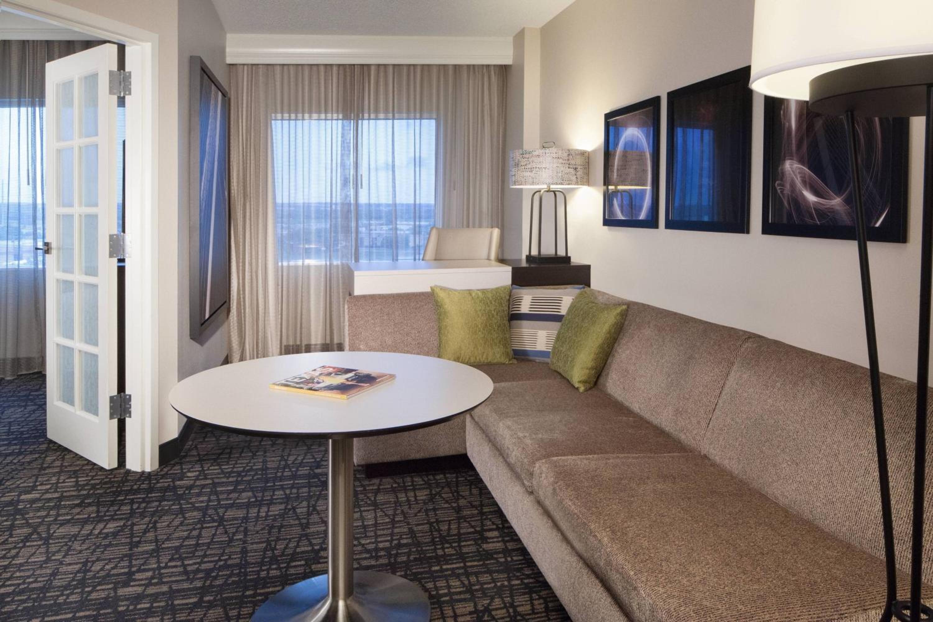 One Bedroom Suite with one King Bed and Sofa Bed photo 2