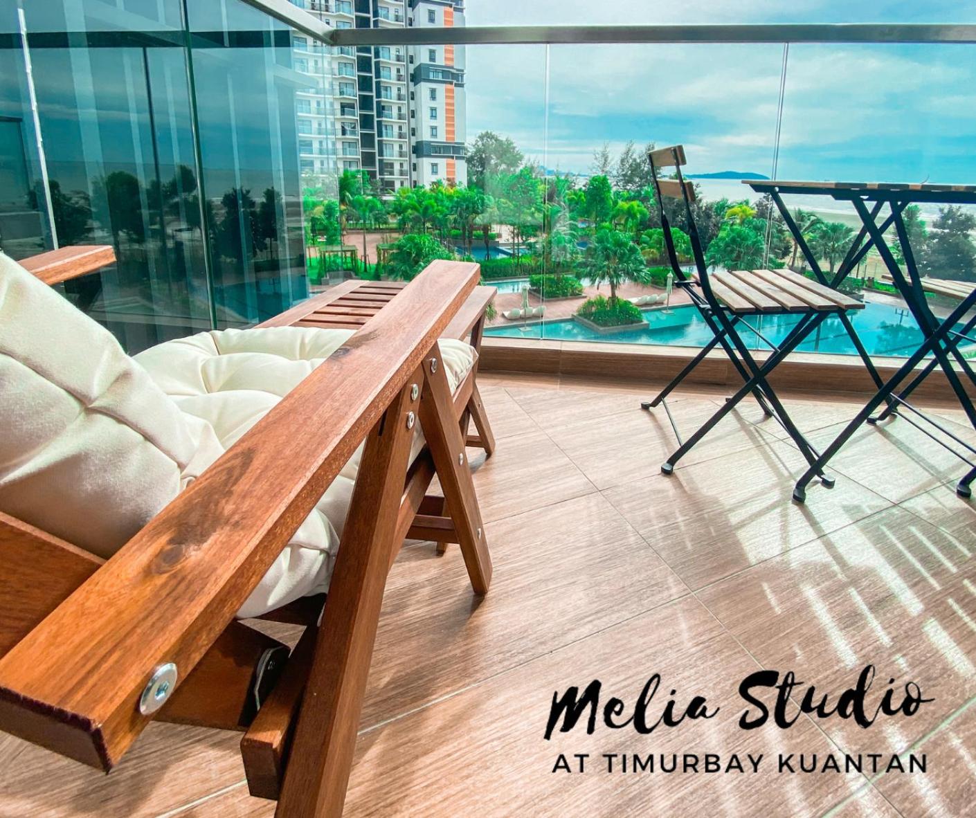 Studio with Pool View