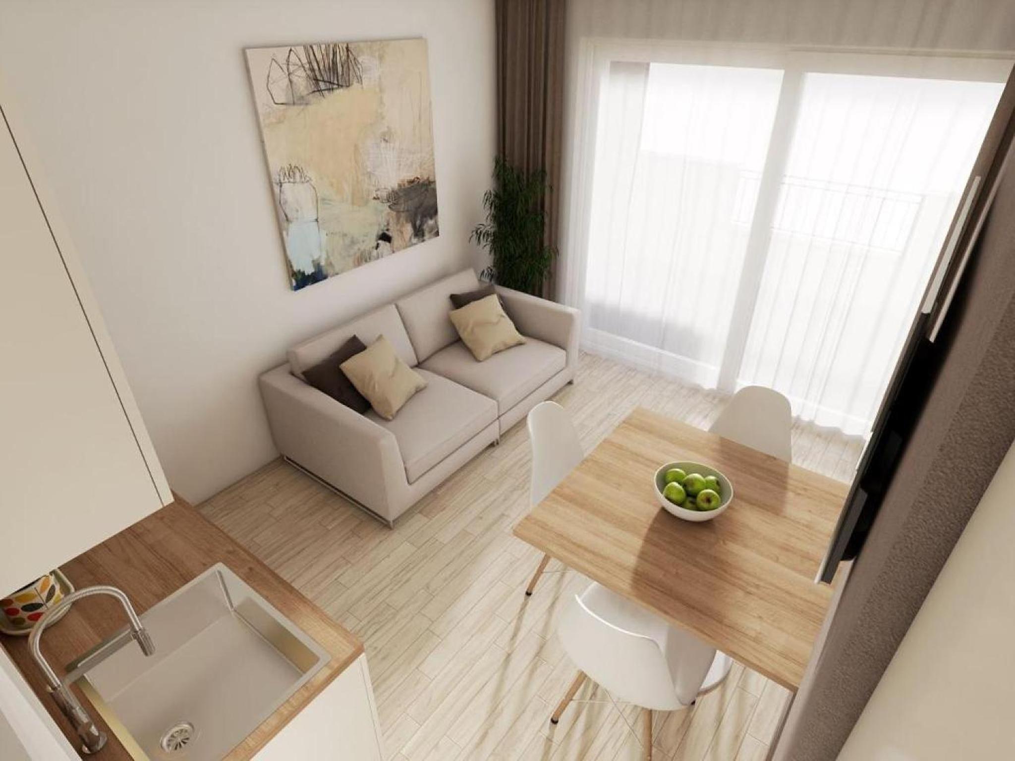 Superior One bedroom apartment with balcony