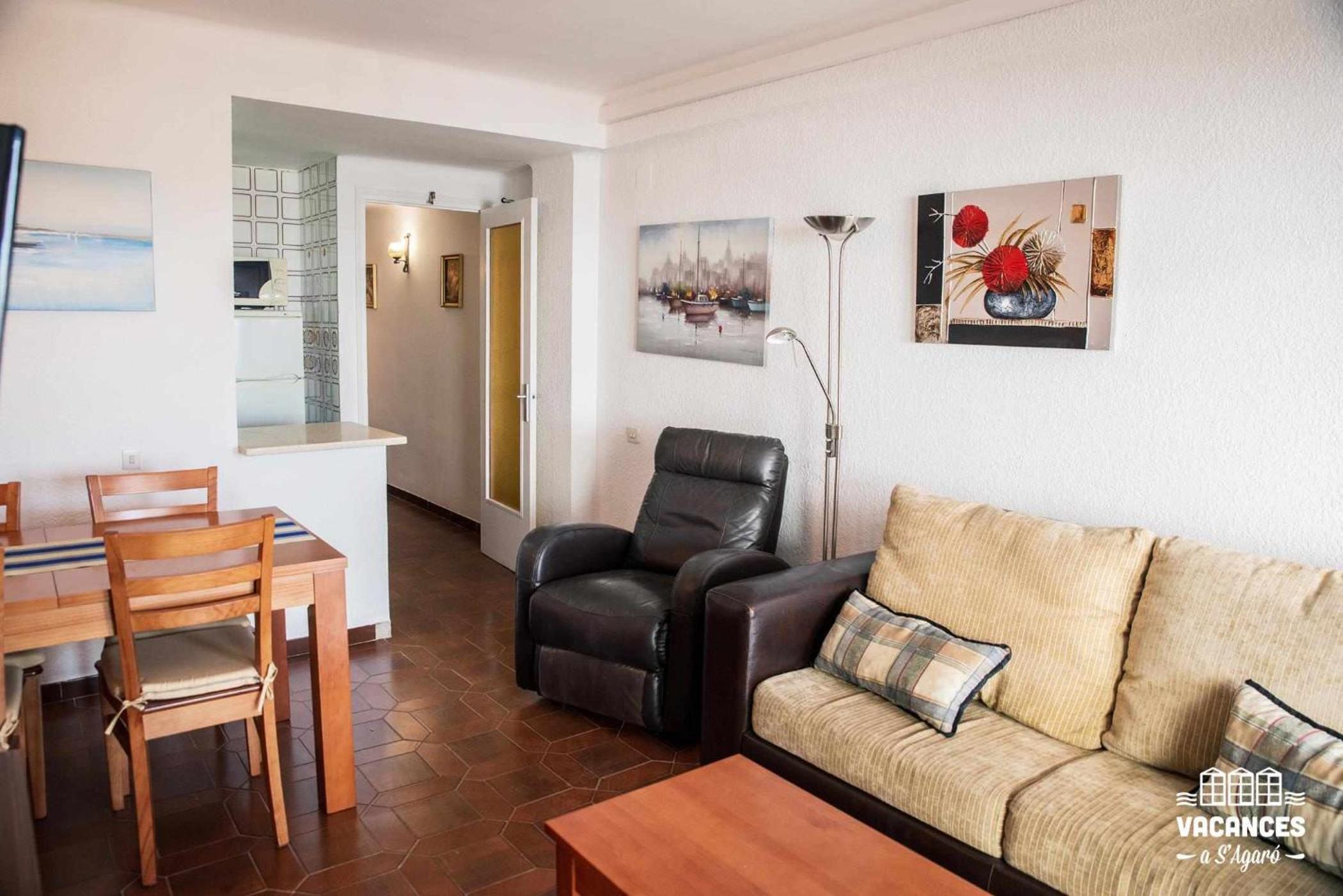 Apartamento de dos habitaciones