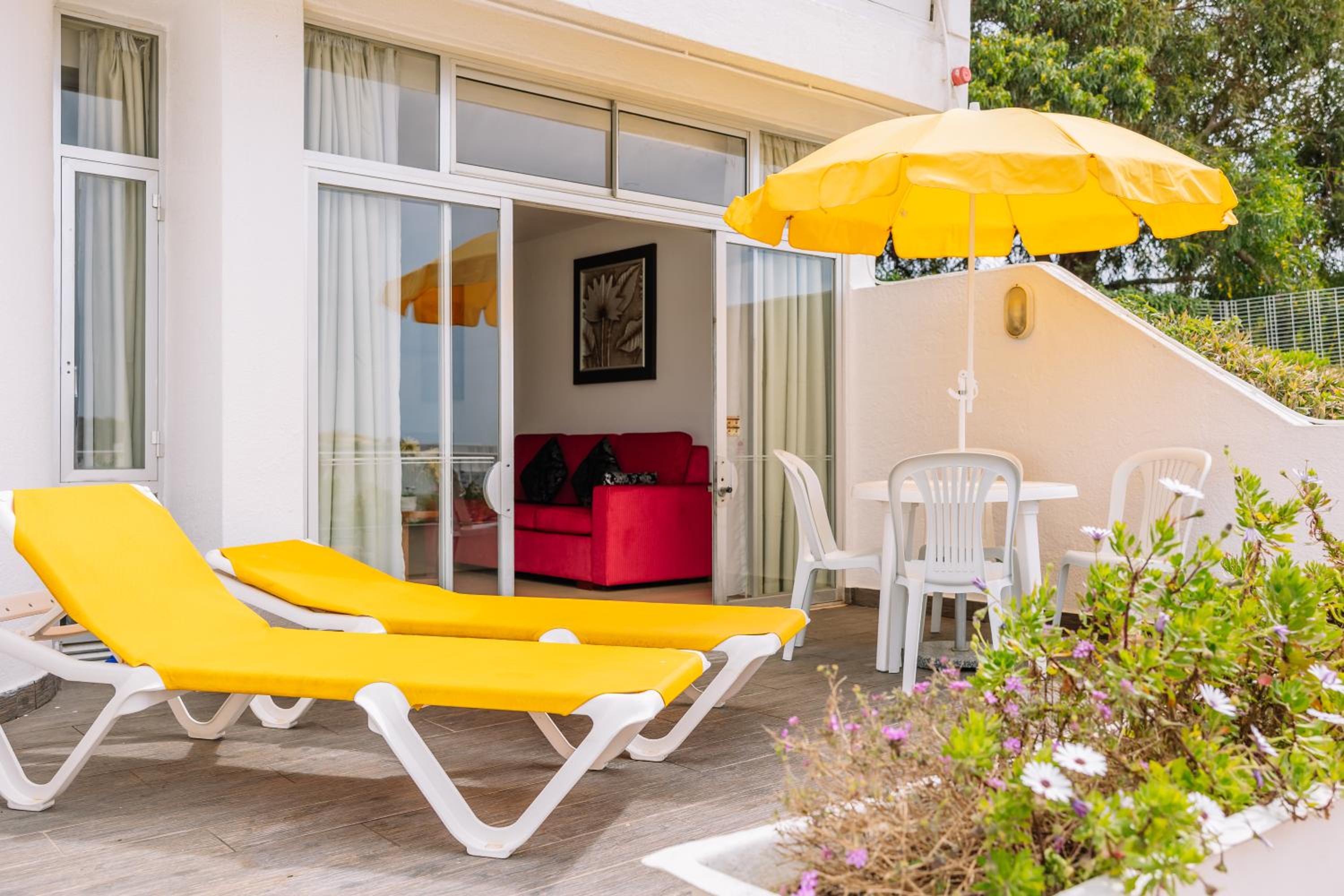 Relax on your sunny private terrace!