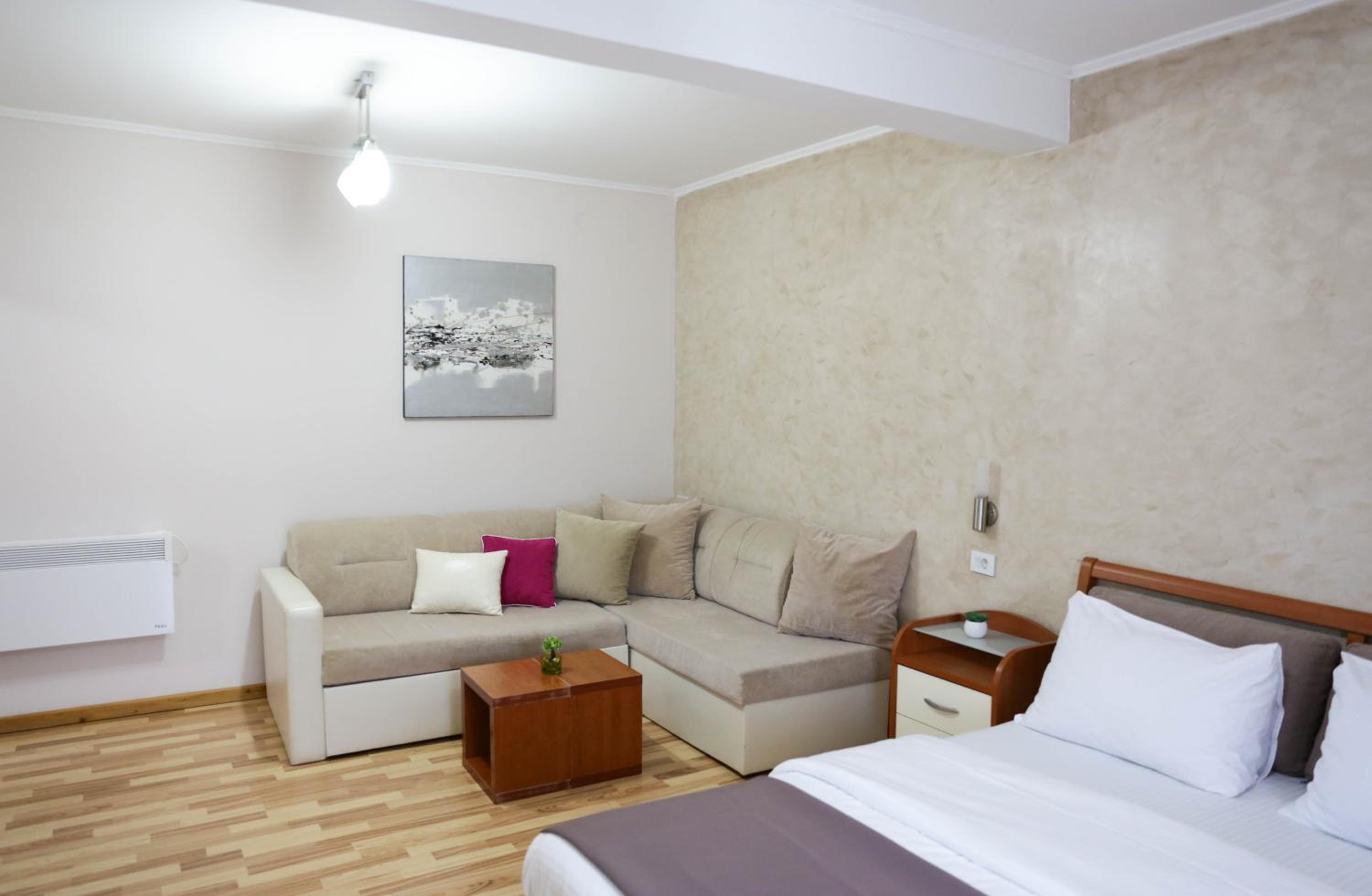 Deluxe One-Bedroom Apartment with Garden View
