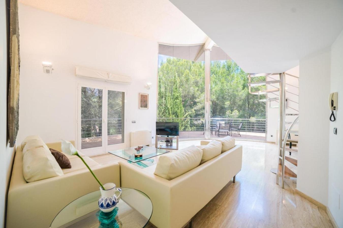 Villa con vistas al jardín