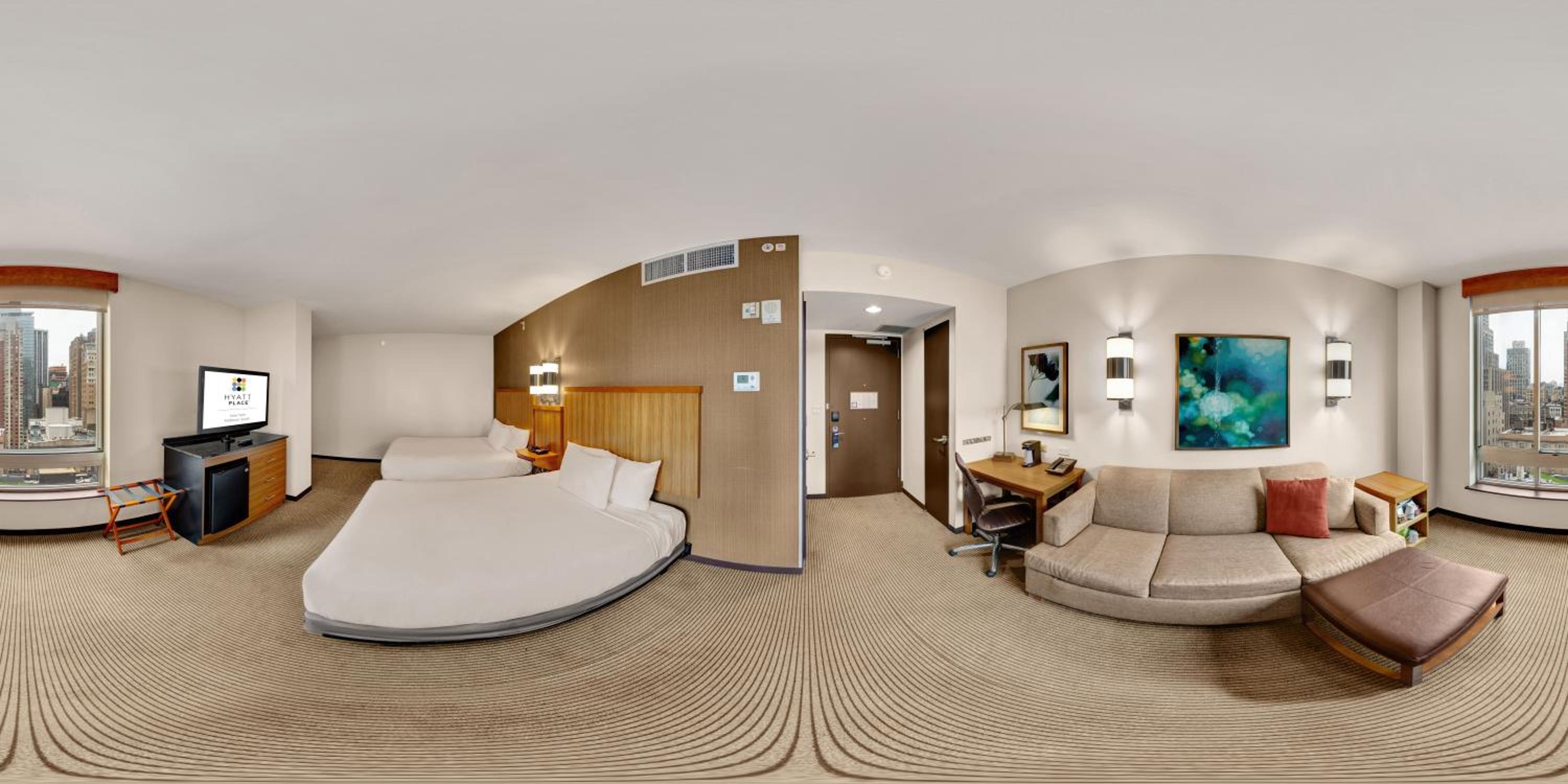 Queen Room with Two Queen Beds and Roll-In Shower - Disability Access thumbnail 5