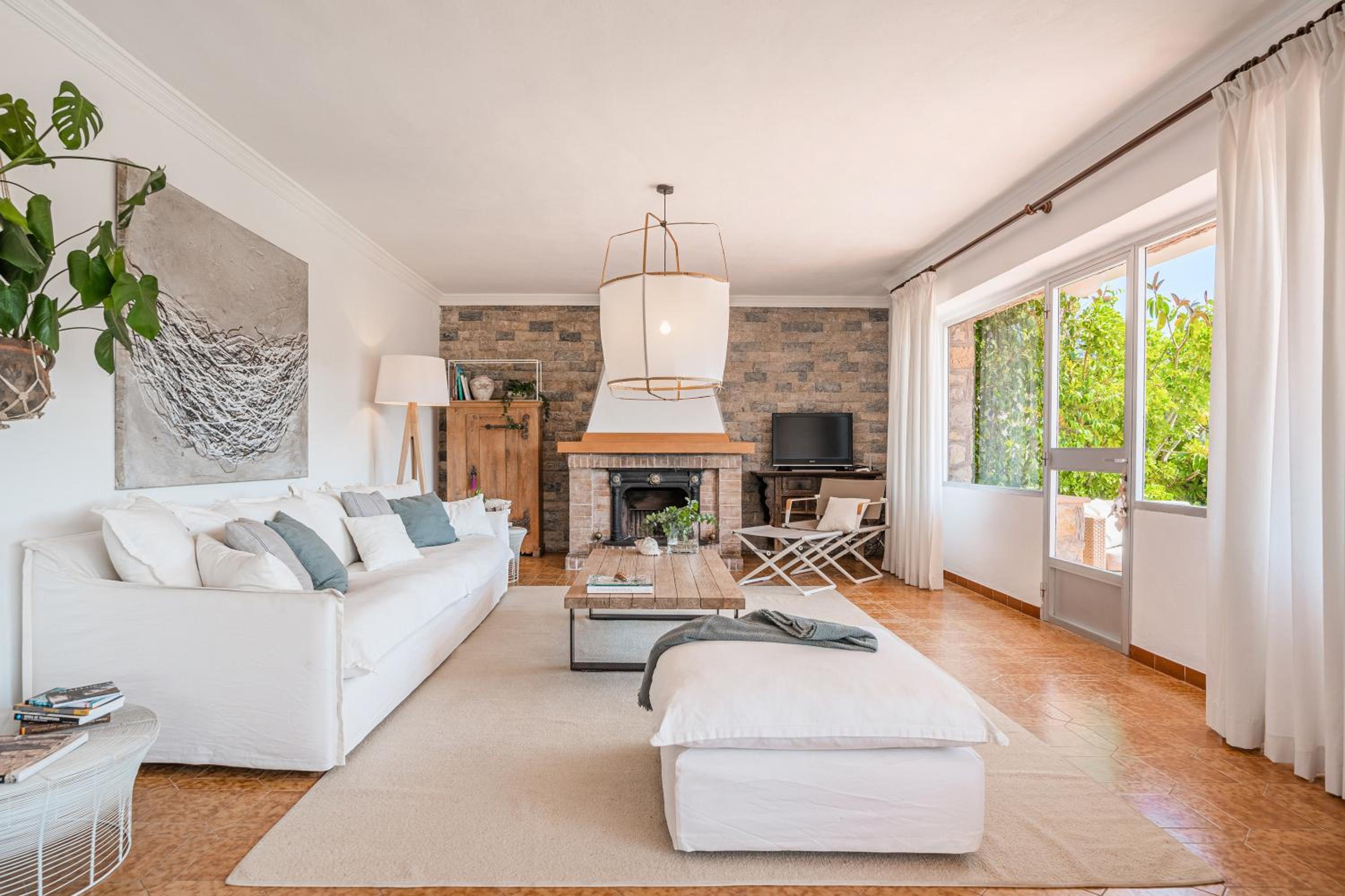 Villa con vistas al jardín
