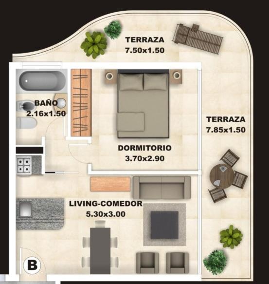 One-Bedroom Apartment with Sea View photo 2