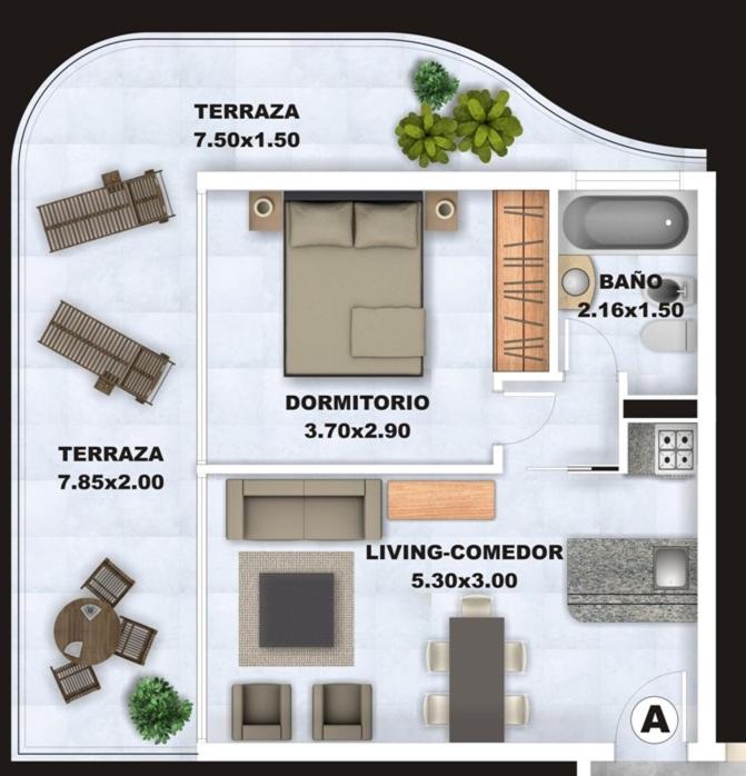 One-Bedroom Apartment with Sea View photo 2