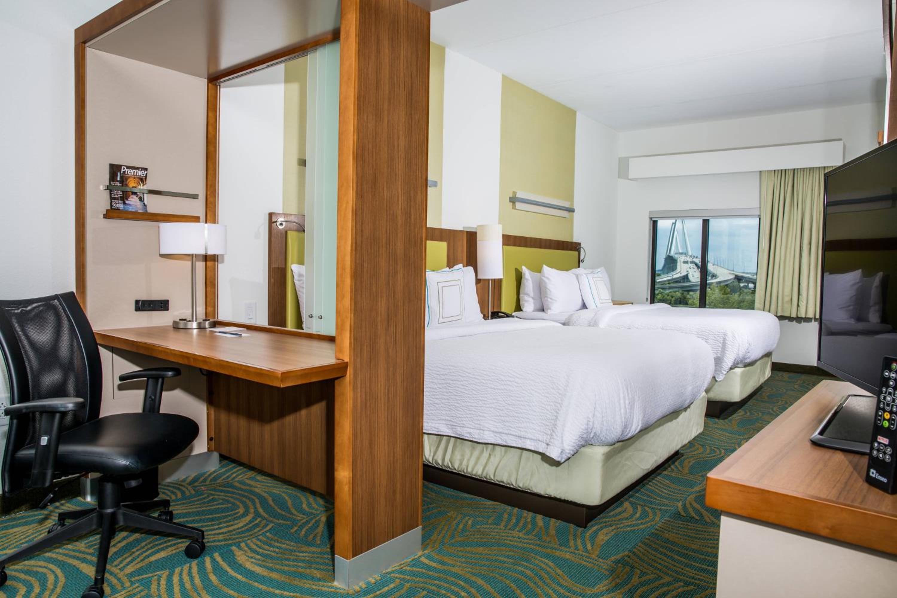 Queen Suite with Two Queen Beds and Sofa Bed