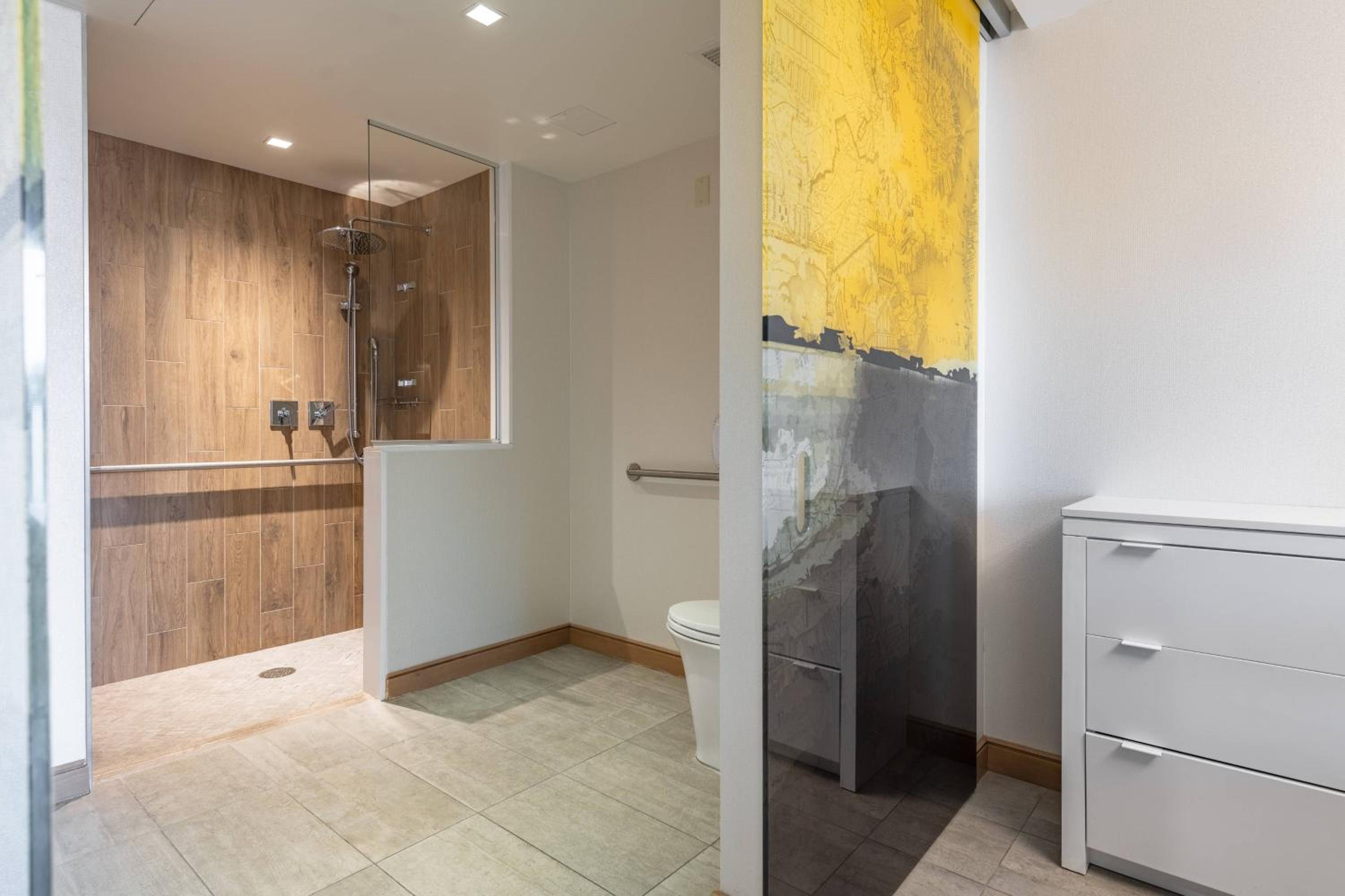 Classic King Room with Partial Water View and Roll-in Shower - Mobility Accessible