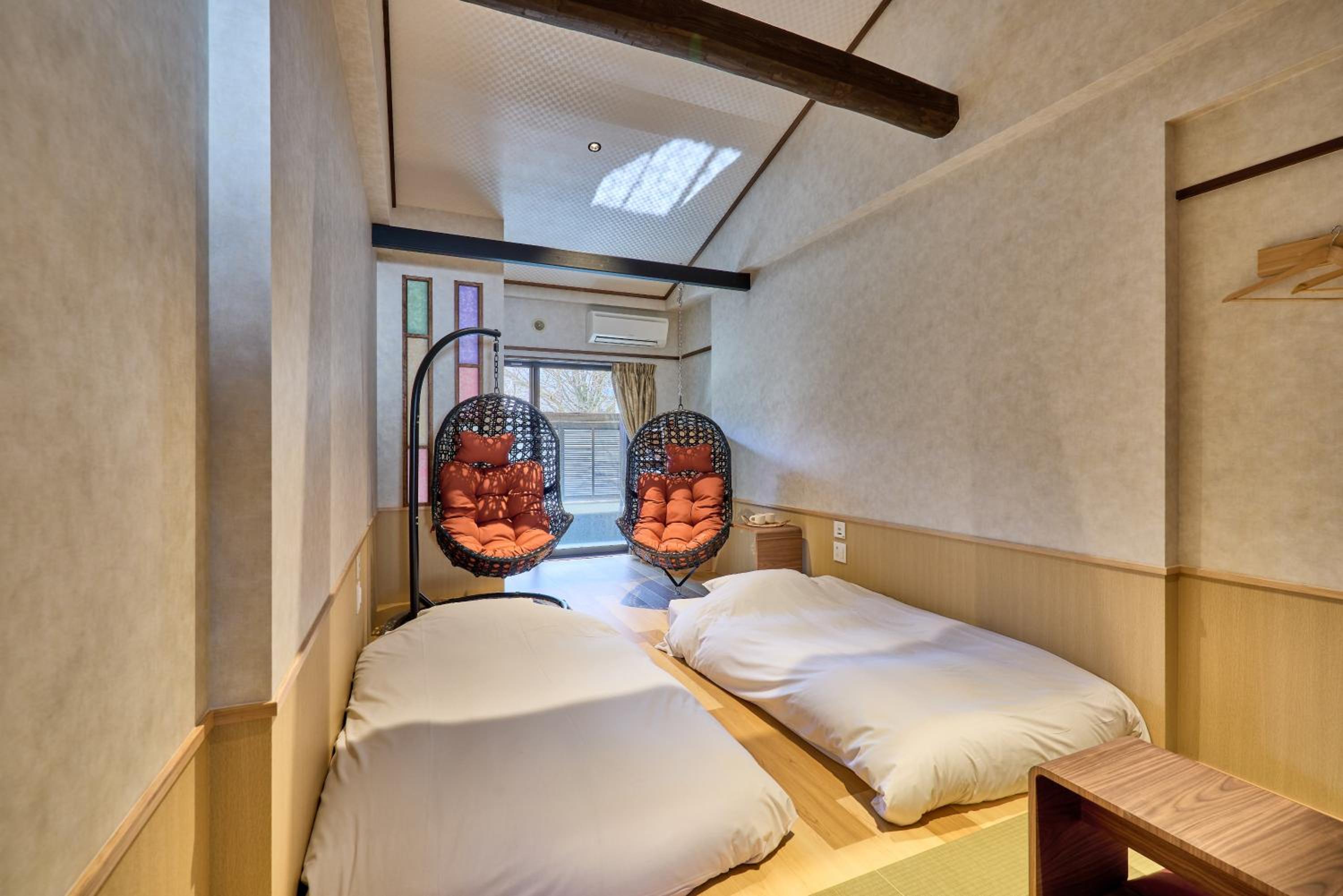 Relax Room - Twin Room with Hanging Chair and Open-Air Bath - Included free drink